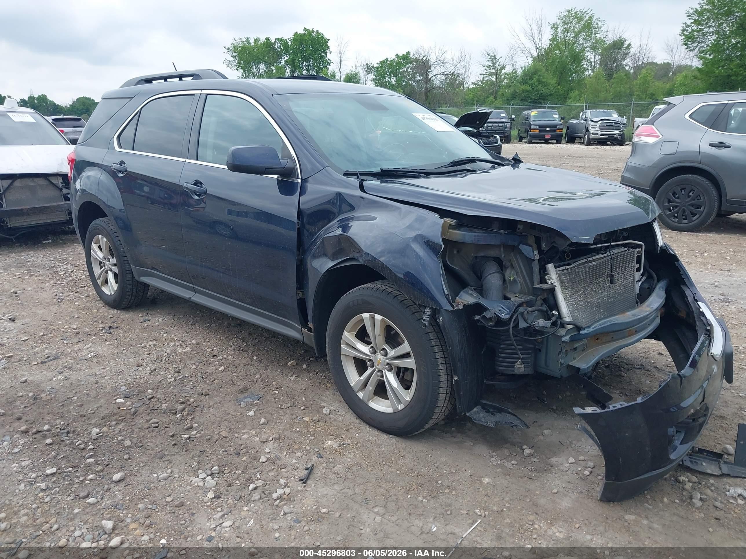 2015 Chevrolet Equinox 1lt Dark Blue vin: 2GNFLFEK0F6420122