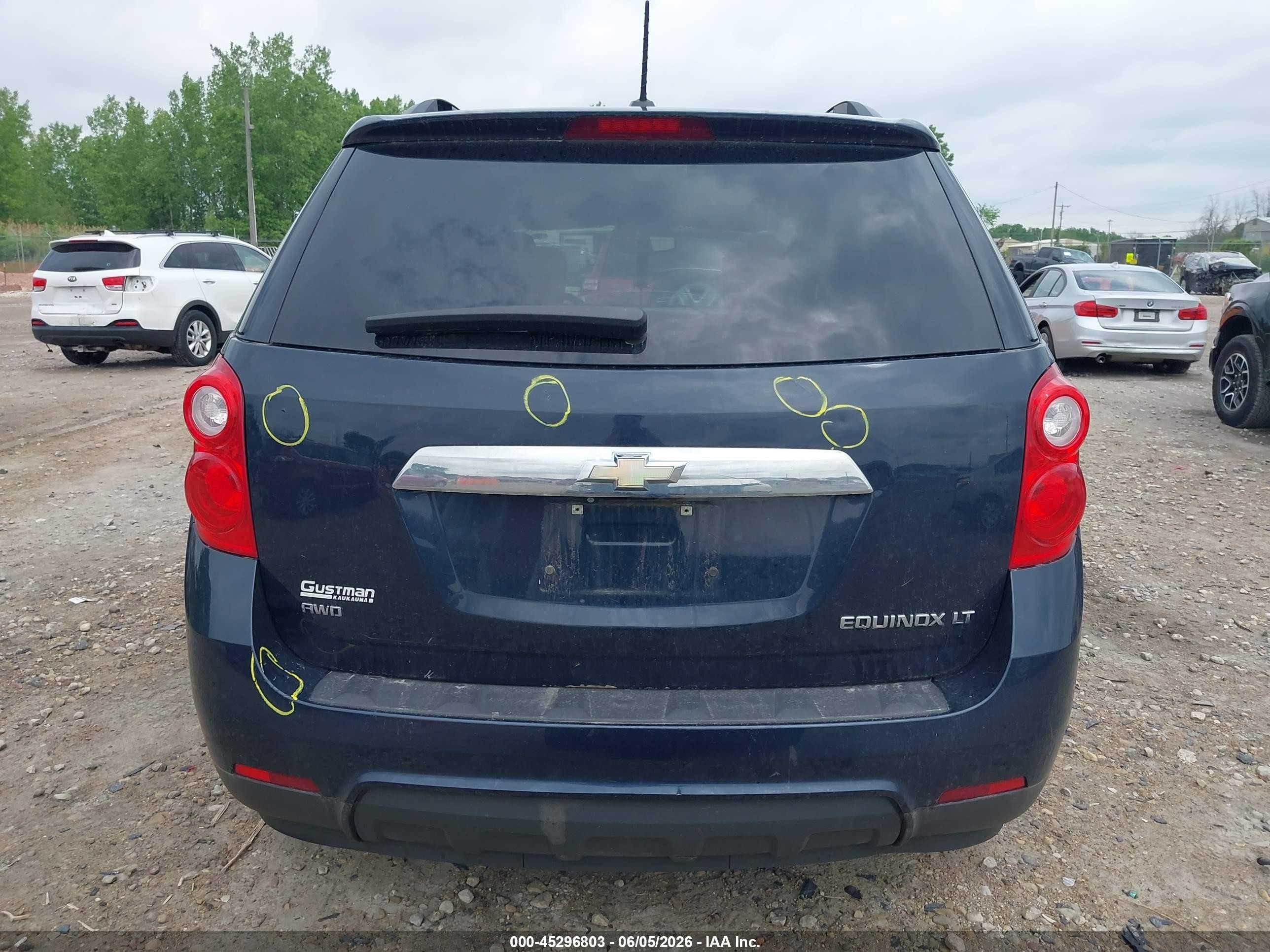 2015 Chevrolet Equinox 1lt Dark Blue vin: 2GNFLFEK0F6420122