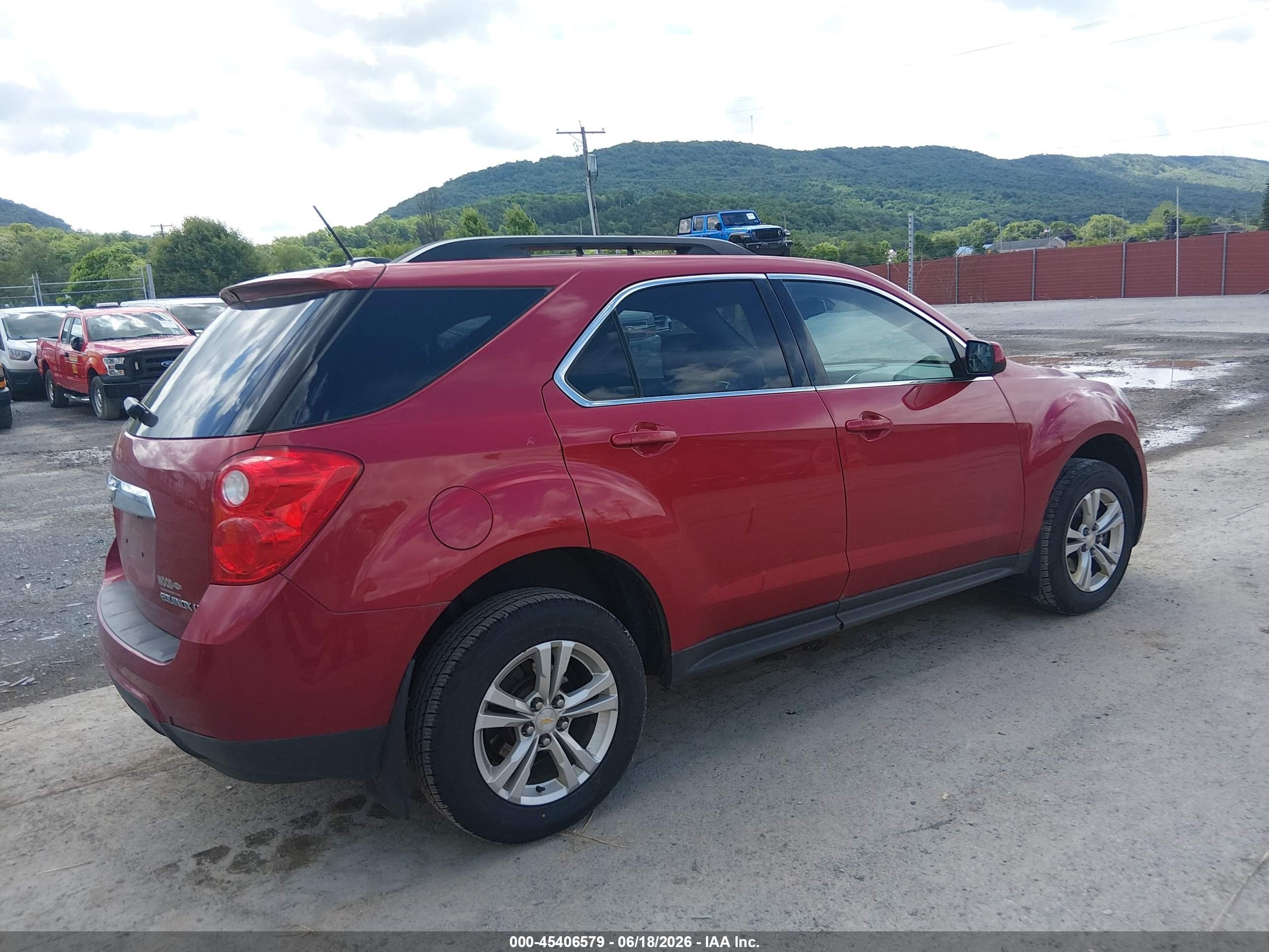 2015 Chevrolet Equinox 1lt Red vin: 2GNFLFEK0F6424767