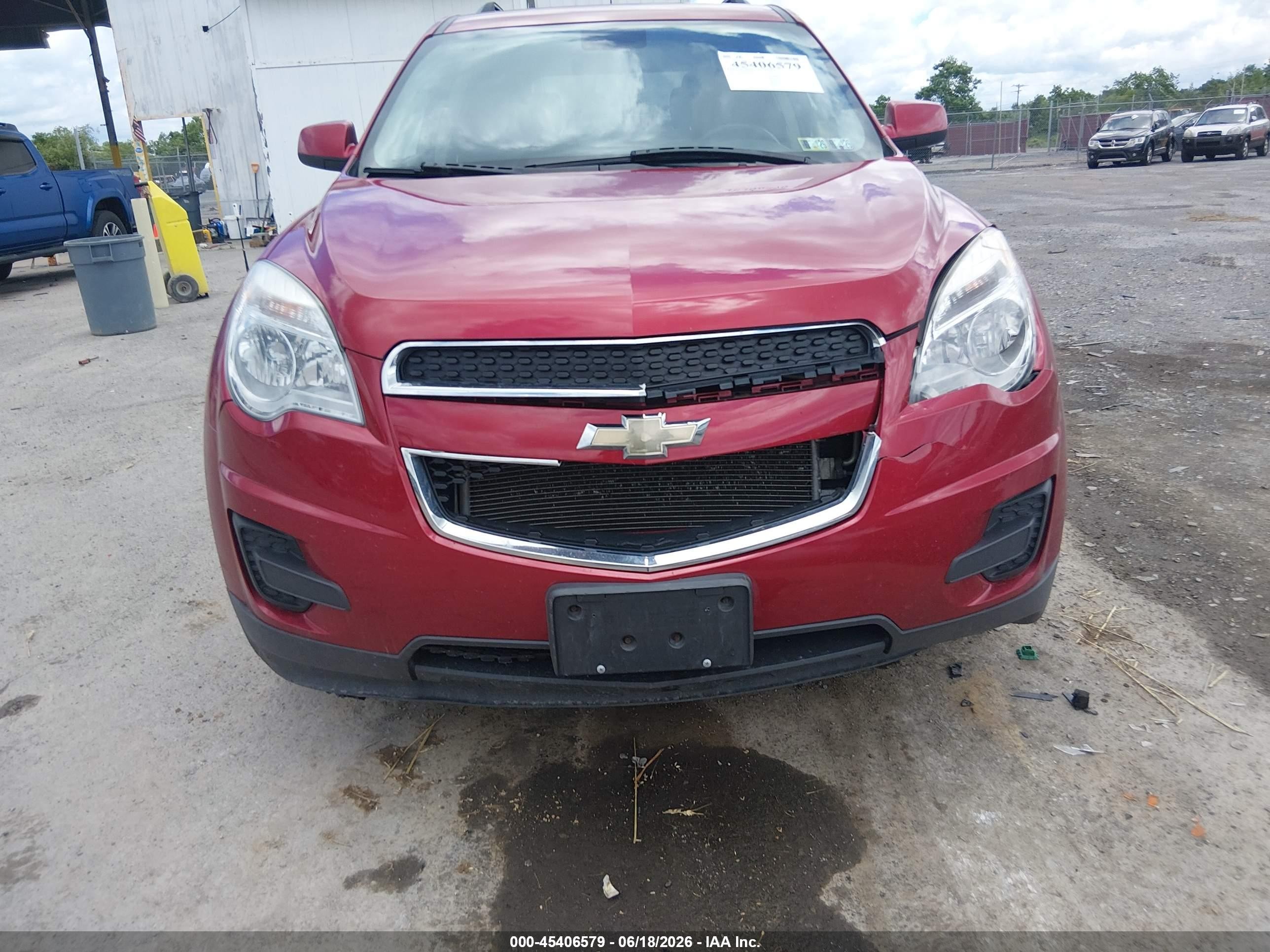 2015 Chevrolet Equinox 1lt Red vin: 2GNFLFEK0F6424767
