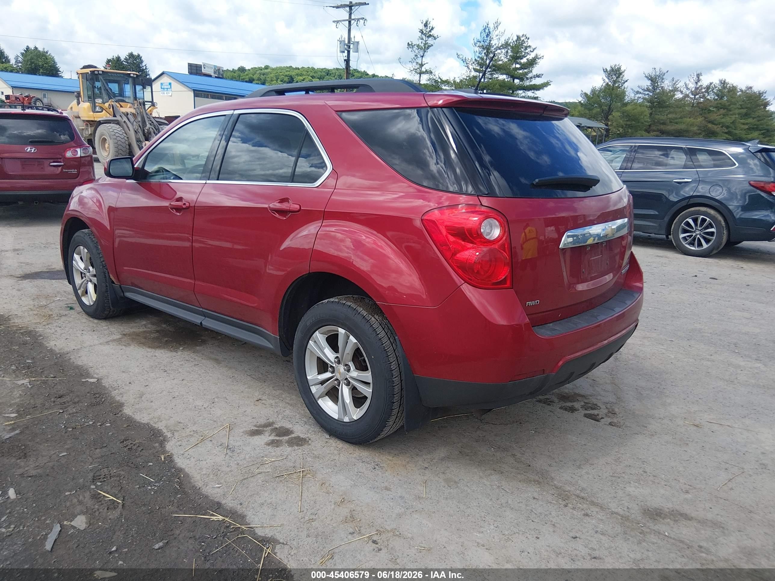 2015 Chevrolet Equinox 1lt Red vin: 2GNFLFEK0F6424767