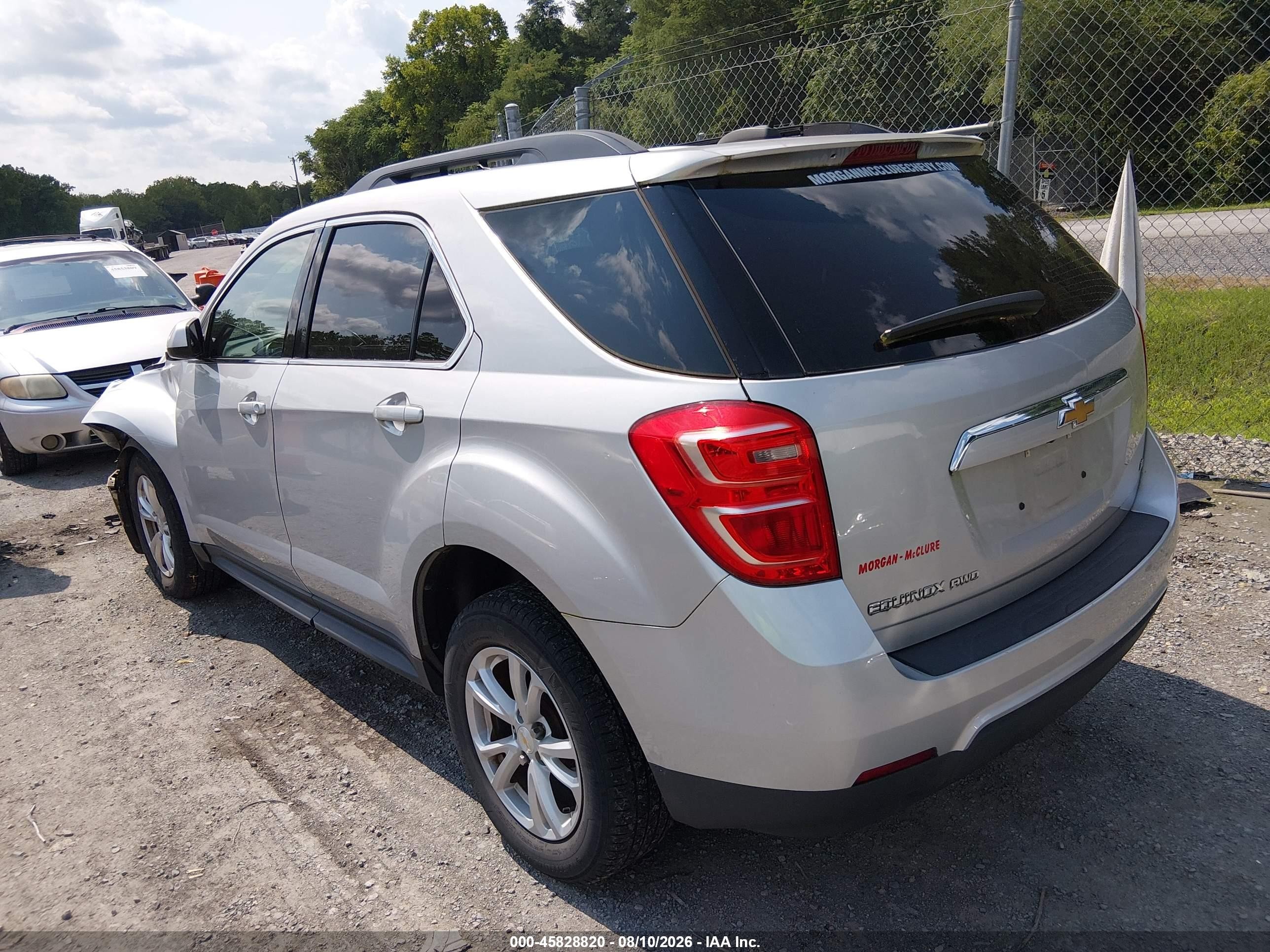 2017 Chevrolet Equinox Lt Серебряный vin: 2GNFLFEK0H6345716
