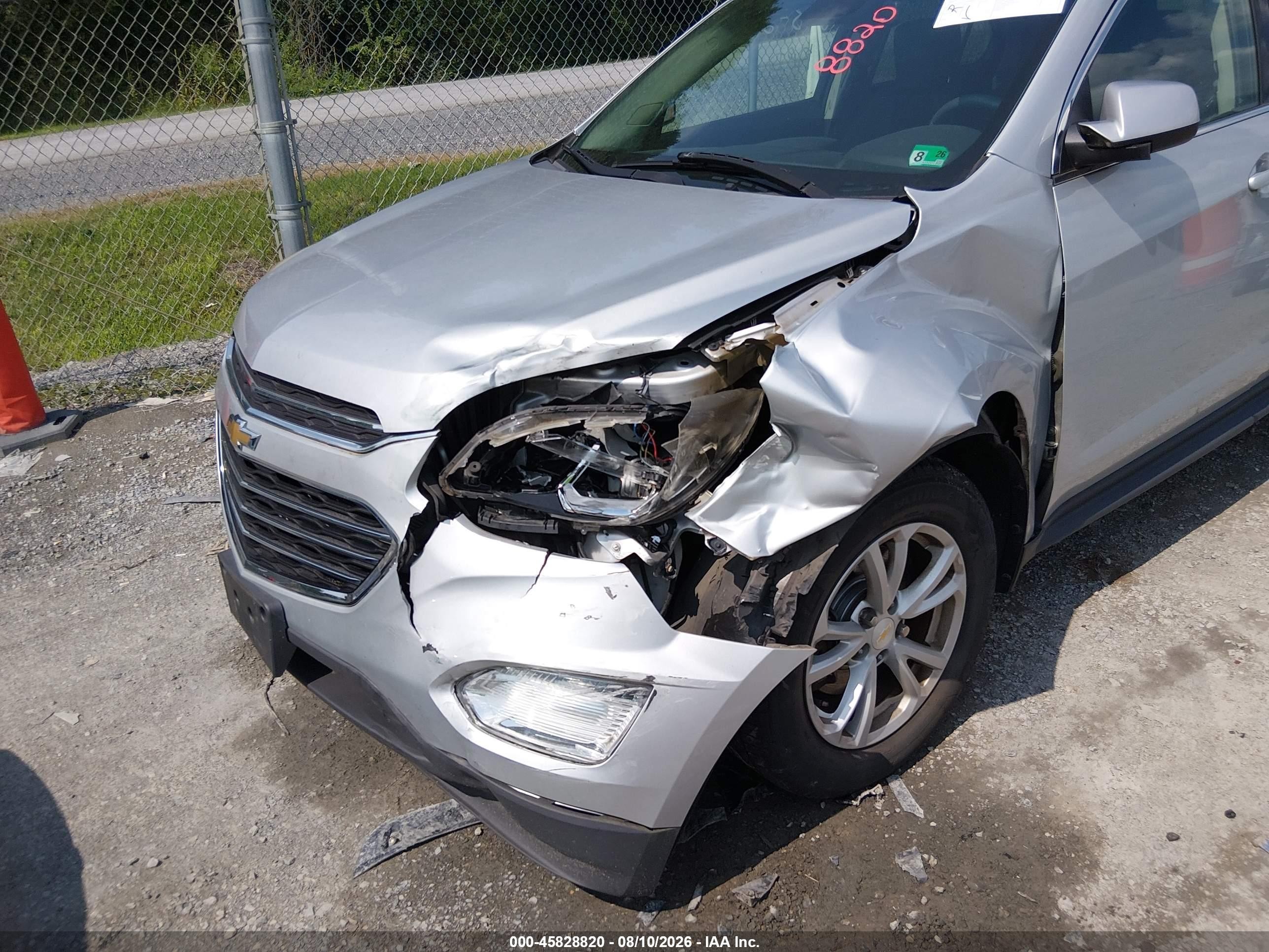 2017 Chevrolet Equinox Lt Серебряный vin: 2GNFLFEK0H6345716