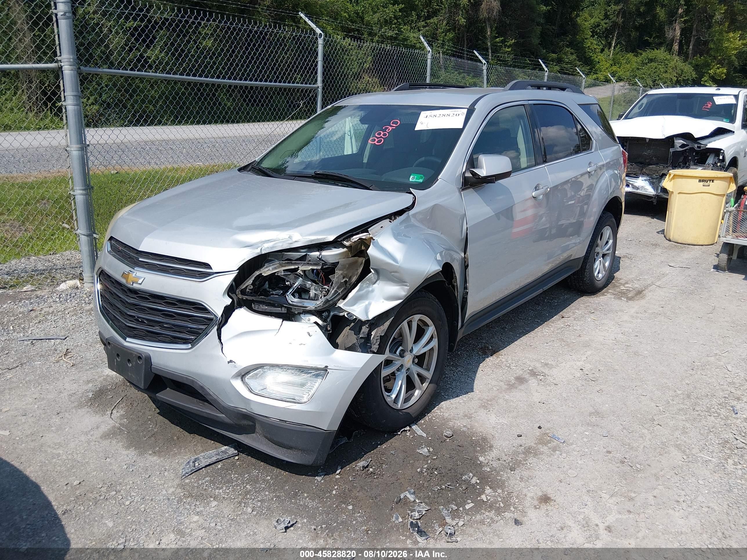 2017 Chevrolet Equinox Lt Серебряный vin: 2GNFLFEK0H6345716