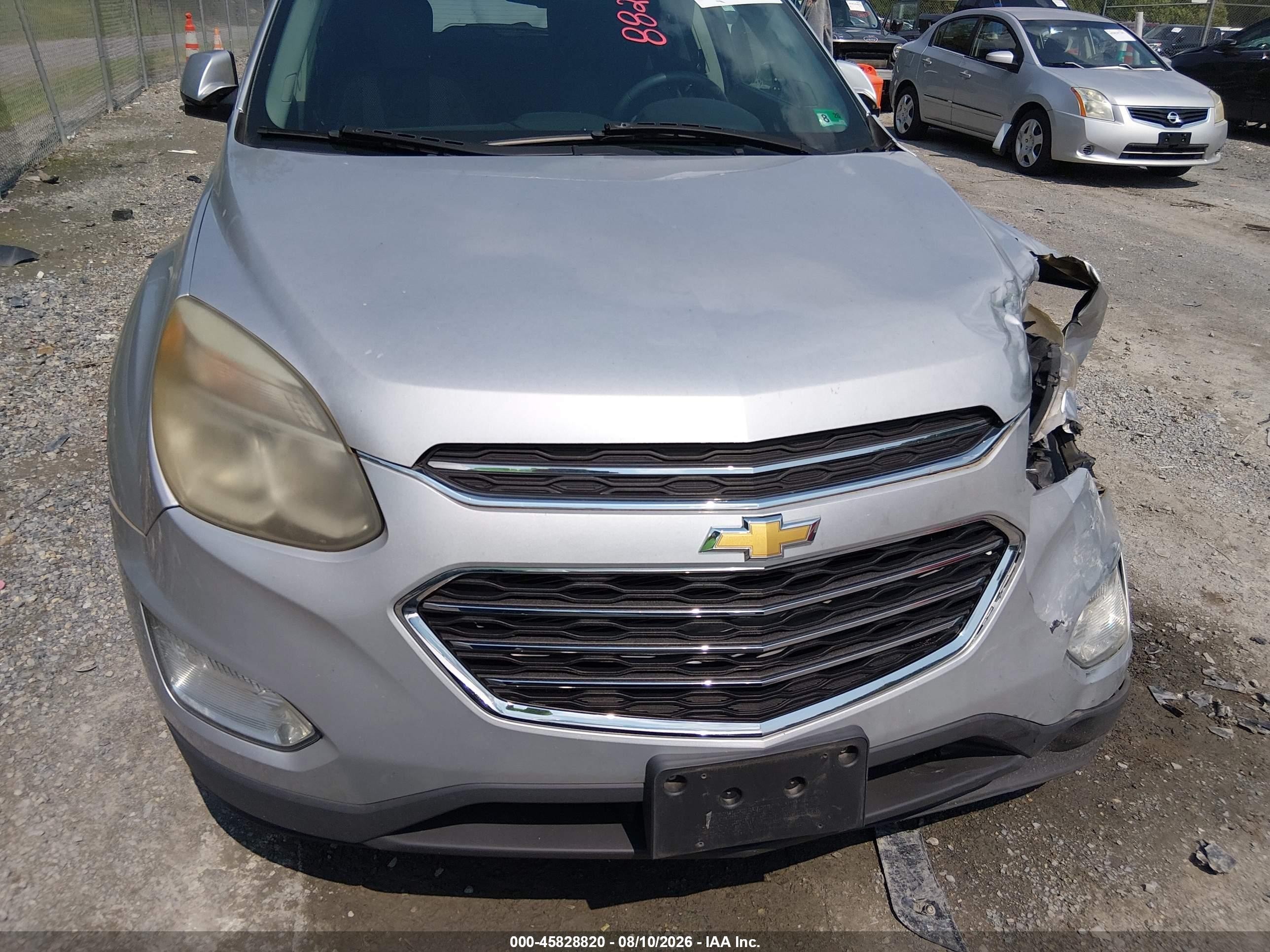2017 Chevrolet Equinox Lt Серебряный vin: 2GNFLFEK0H6345716