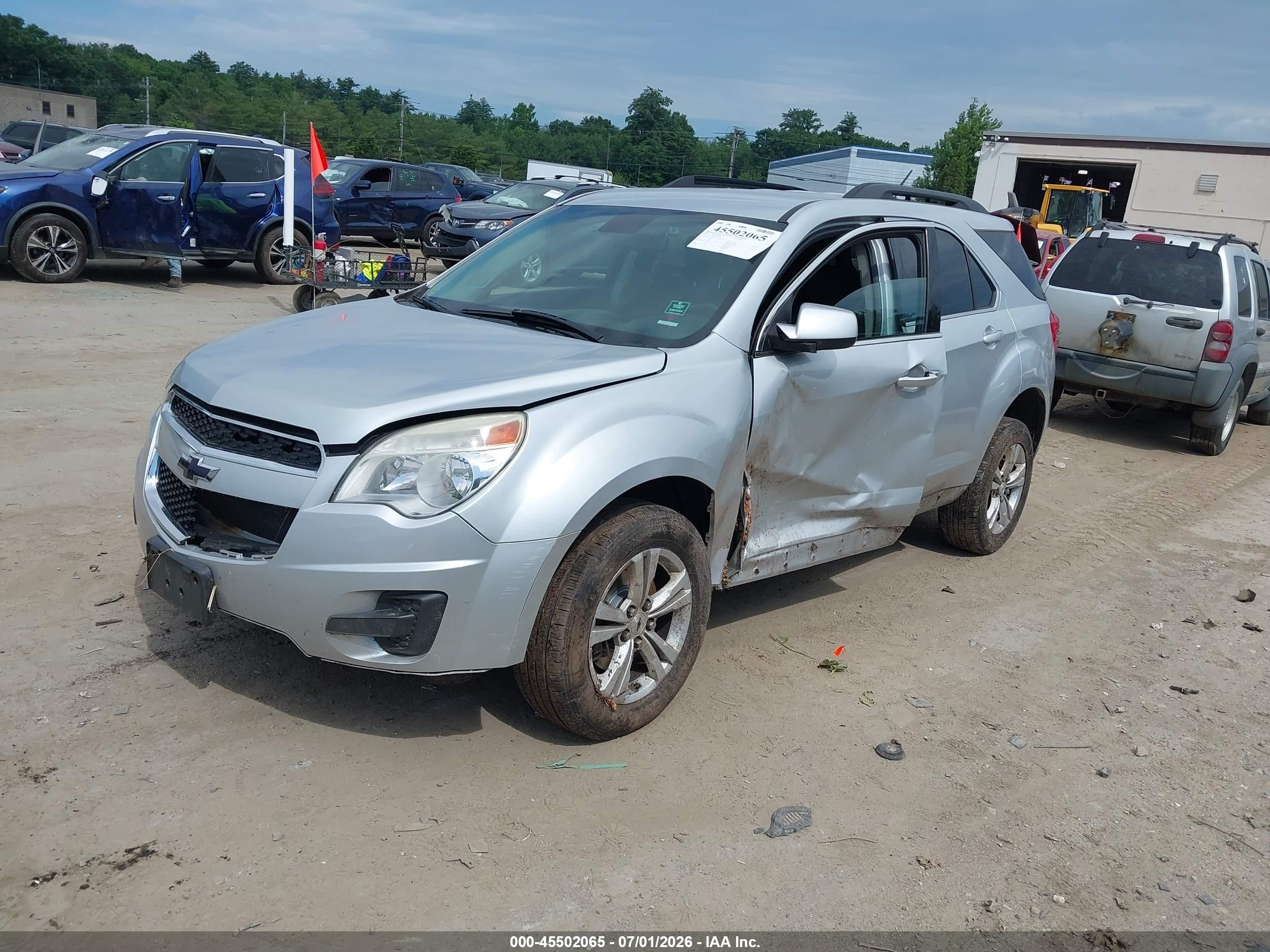2015 Chevrolet Equinox Lt Silver vin: 2GNFLFEK1F6185262