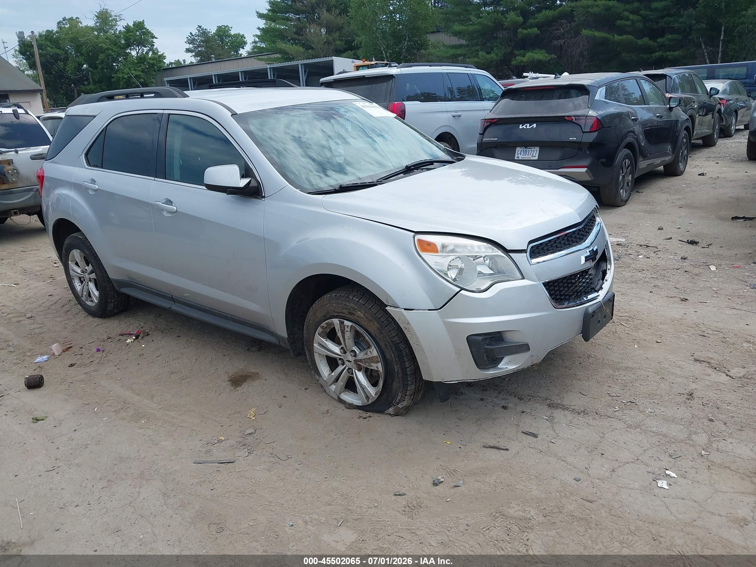2015 Chevrolet Equinox Lt Silver vin: 2GNFLFEK1F6185262
