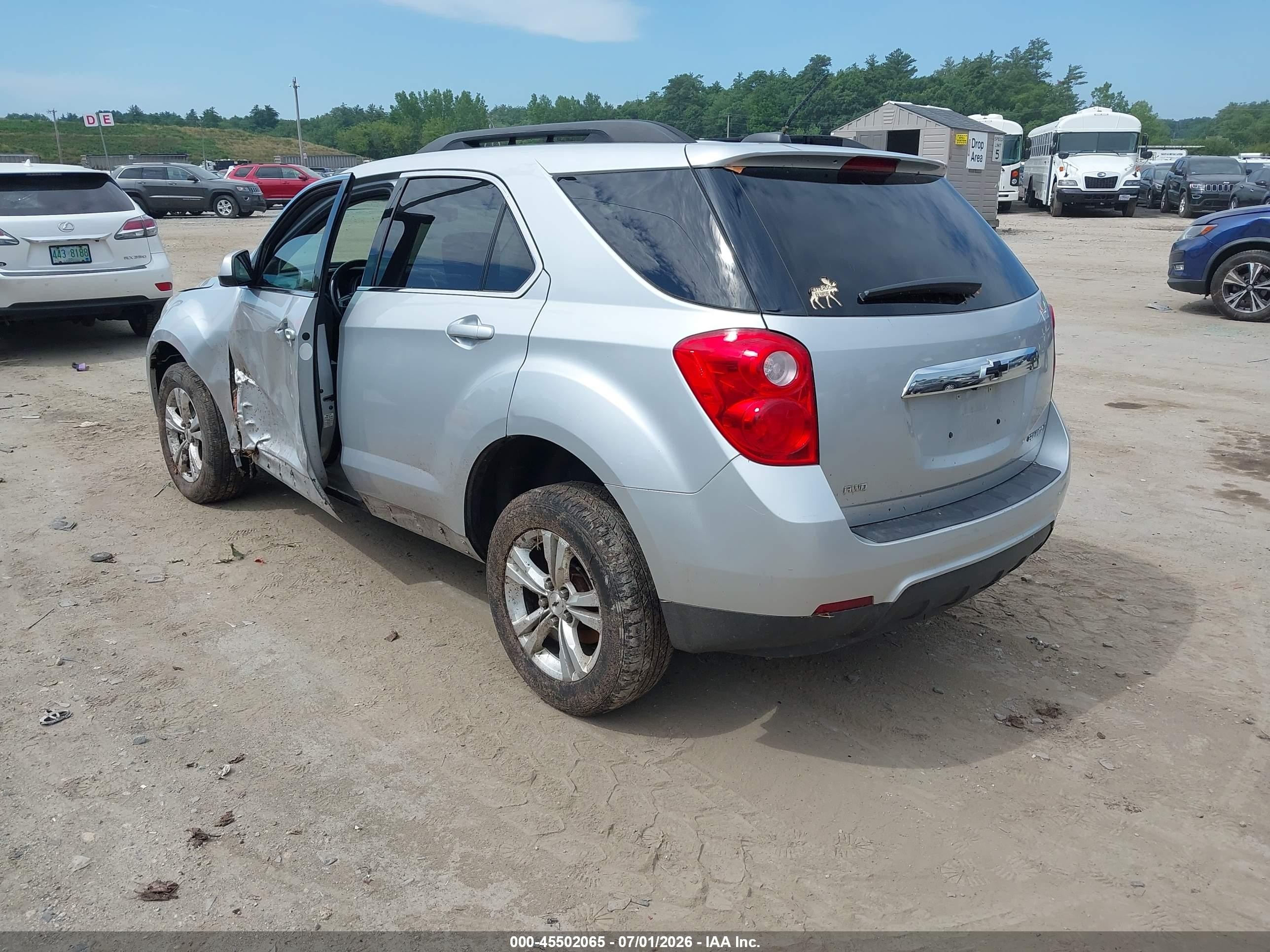 2015 Chevrolet Equinox Lt Silver vin: 2GNFLFEK1F6185262