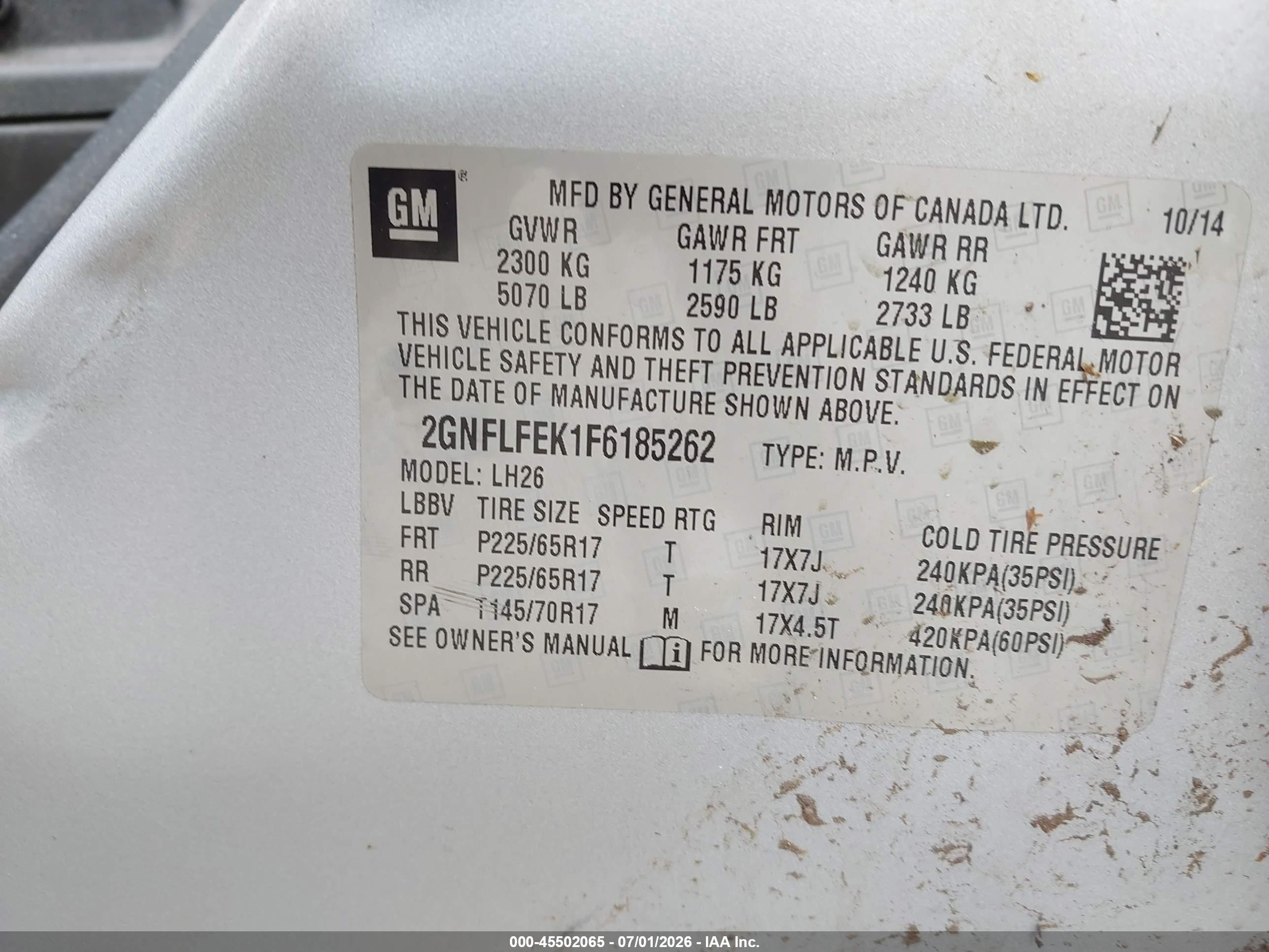 2015 Chevrolet Equinox Lt Silver vin: 2GNFLFEK1F6185262