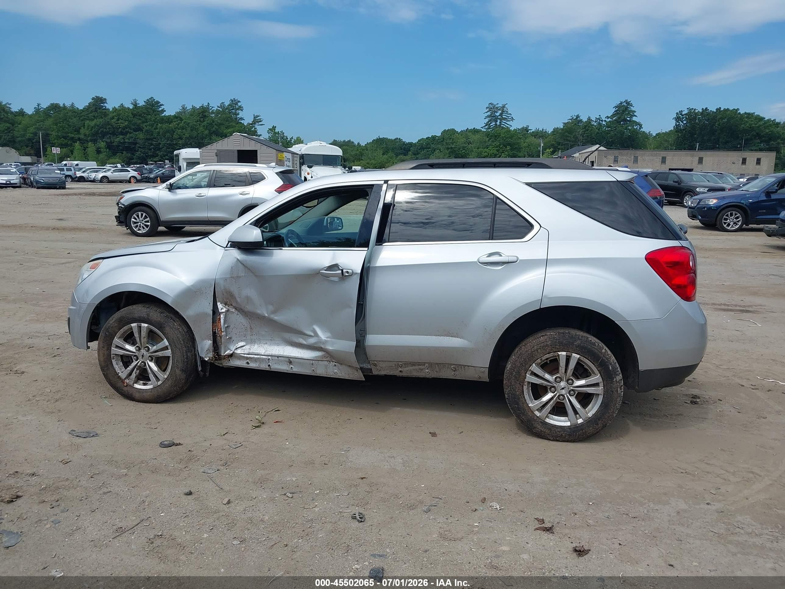 2015 Chevrolet Equinox Lt Silver vin: 2GNFLFEK1F6185262