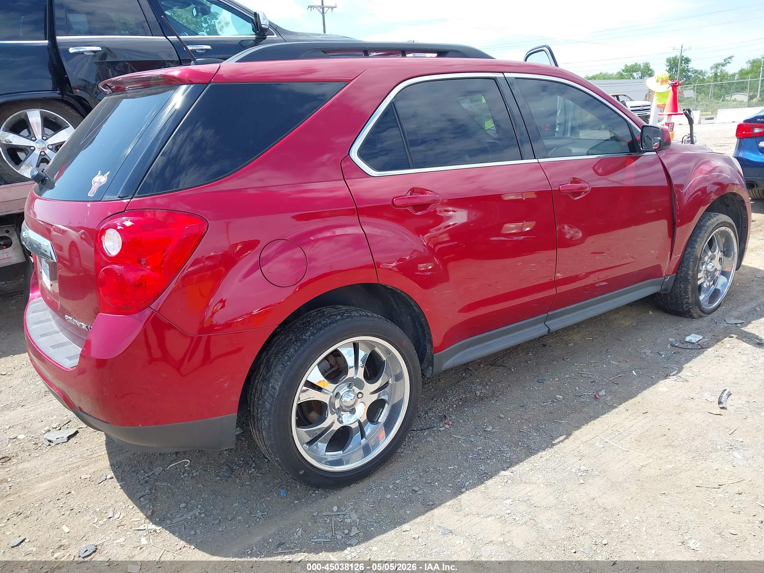 2015 Chevrolet Equinox 1lt Red vin: 2GNFLFEK1F6241314