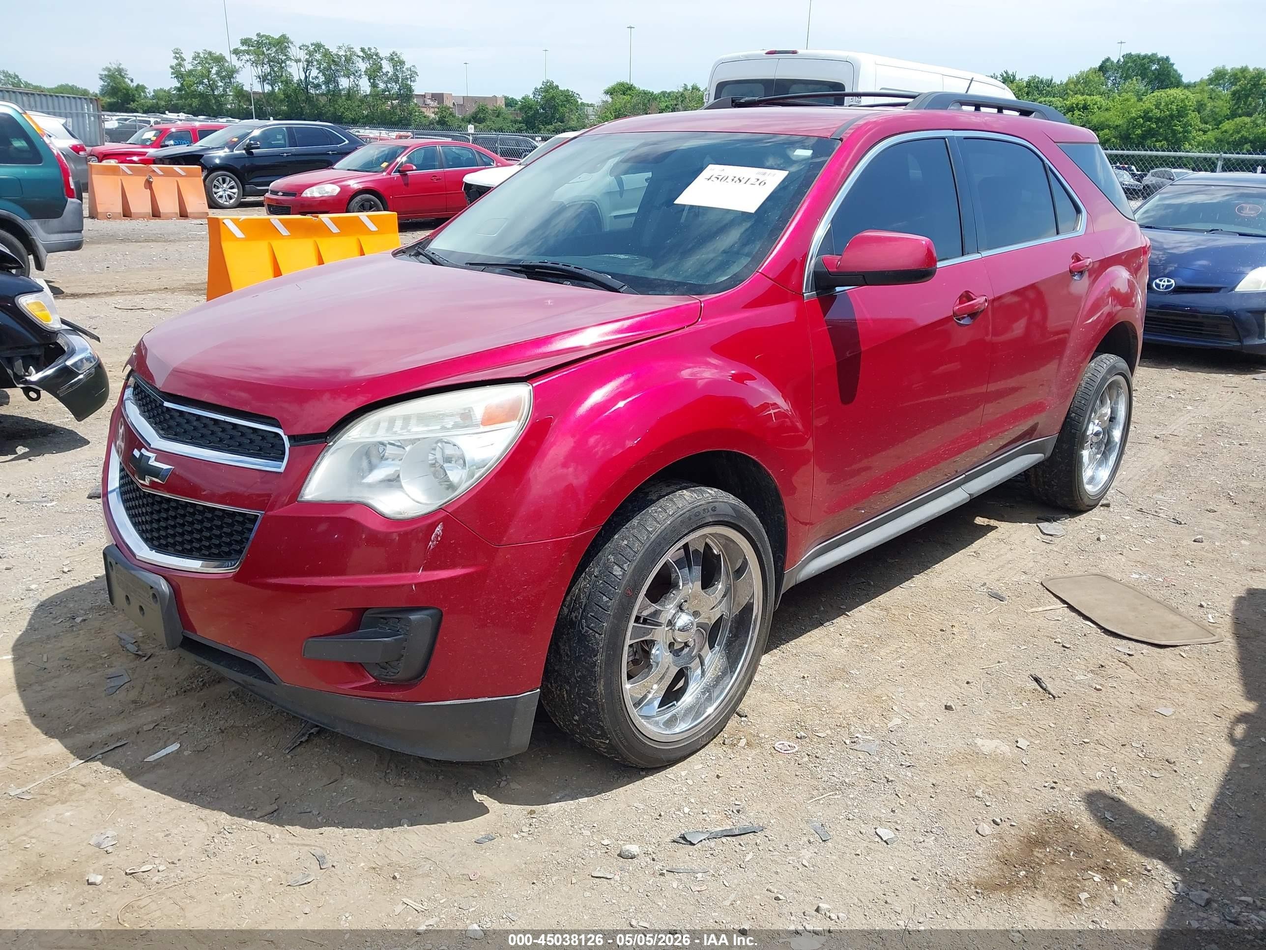 2015 Chevrolet Equinox 1lt Red vin: 2GNFLFEK1F6241314