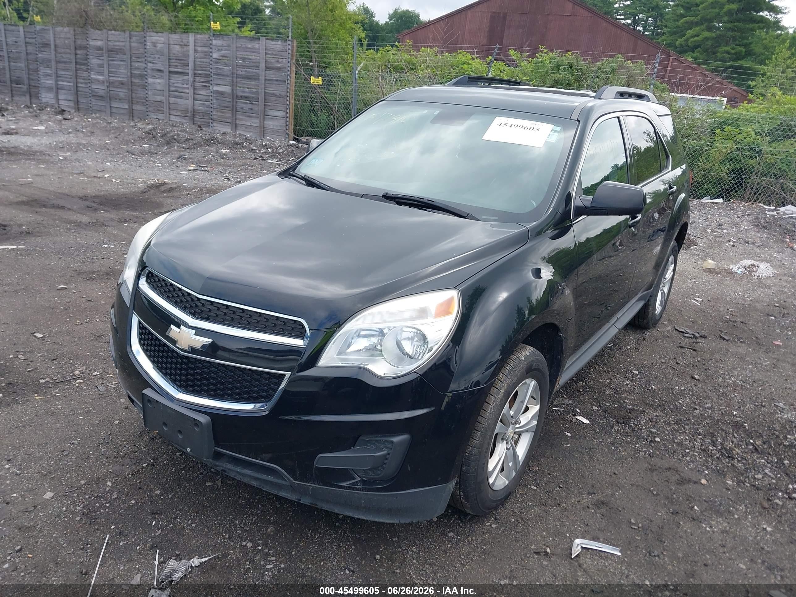 2015 Chevrolet Equinox 1lt Black vin: 2GNFLFEK1F6324435