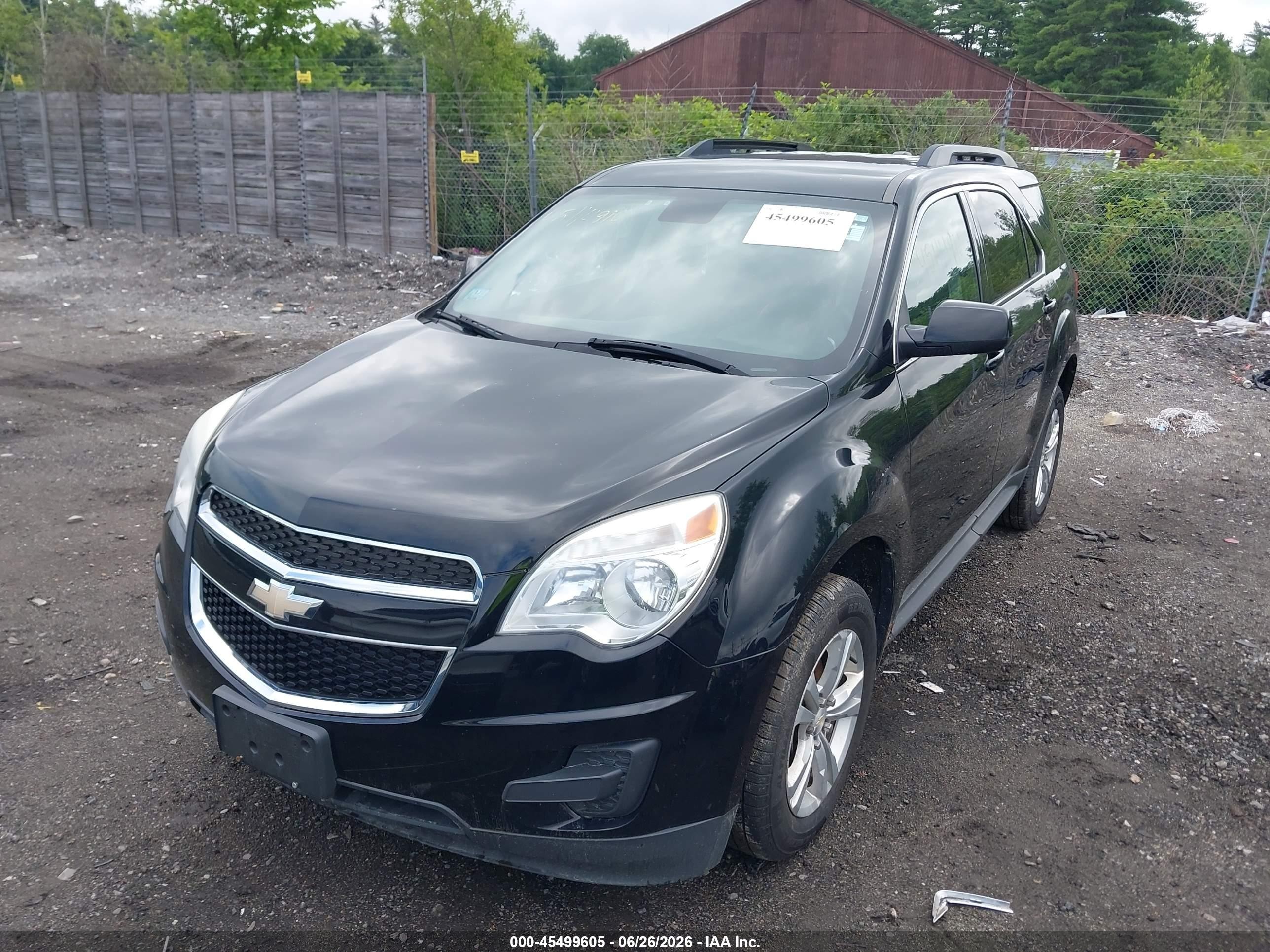 2015 Chevrolet Equinox 1lt Black vin: 2GNFLFEK1F6324435