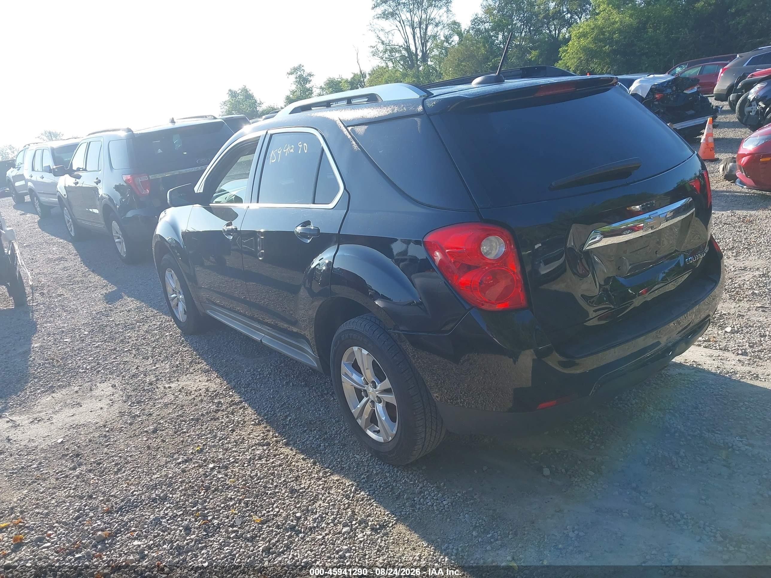 2015 Chevrolet Equinox Lt Черный vin: 2GNFLFEK1F6340134