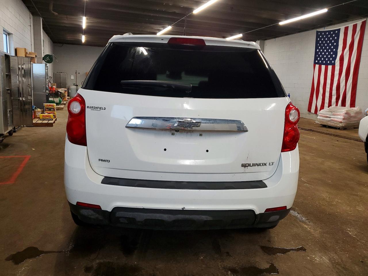 2014 Chevrolet Equinox Lt White vin: 2GNFLFEK2E6272800