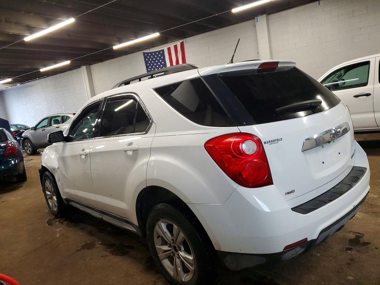 2014 Chevrolet Equinox Lt White vin: 2GNFLFEK2E6272800