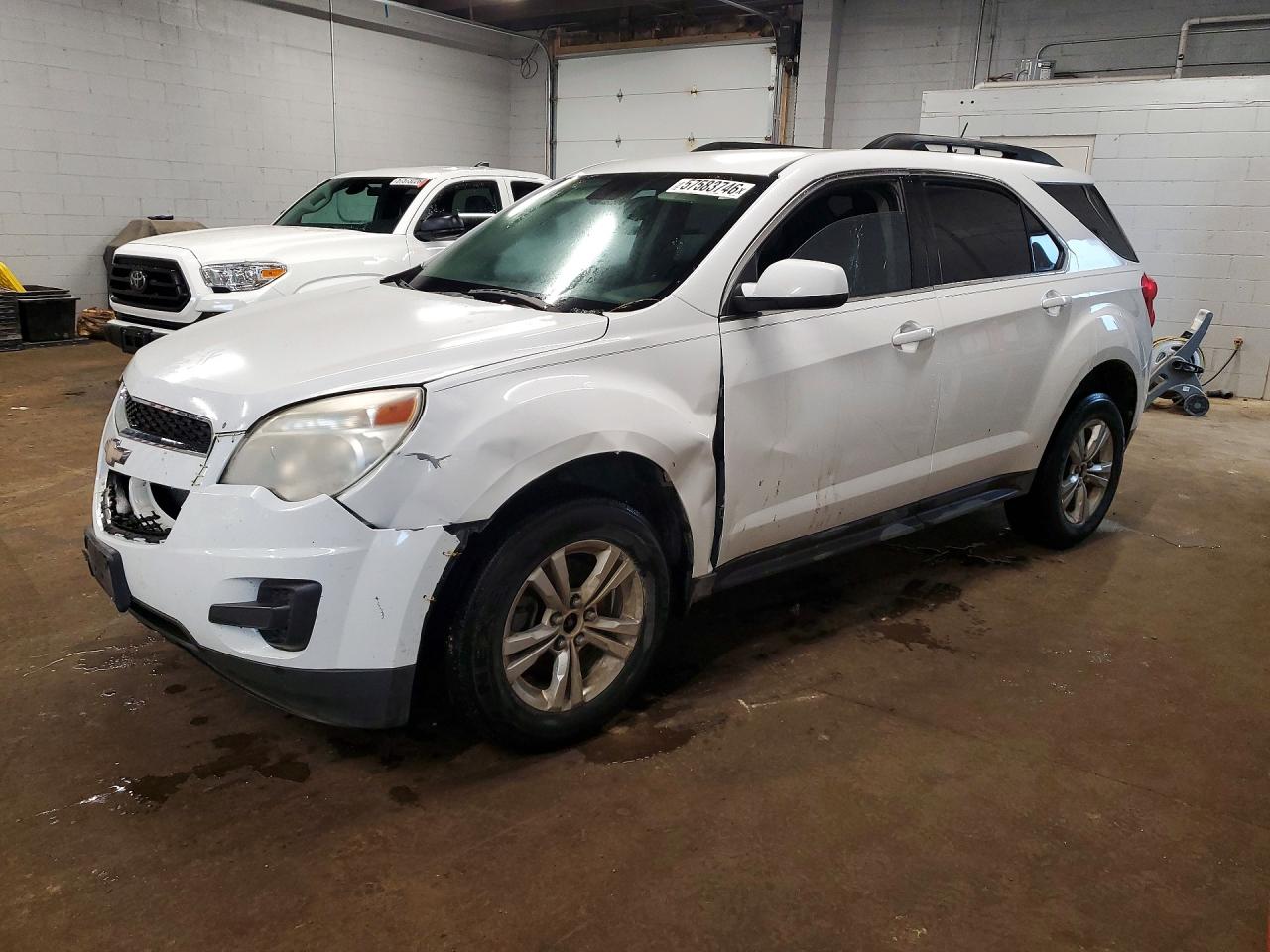 2014 Chevrolet Equinox Lt White vin: 2GNFLFEK2E6272800