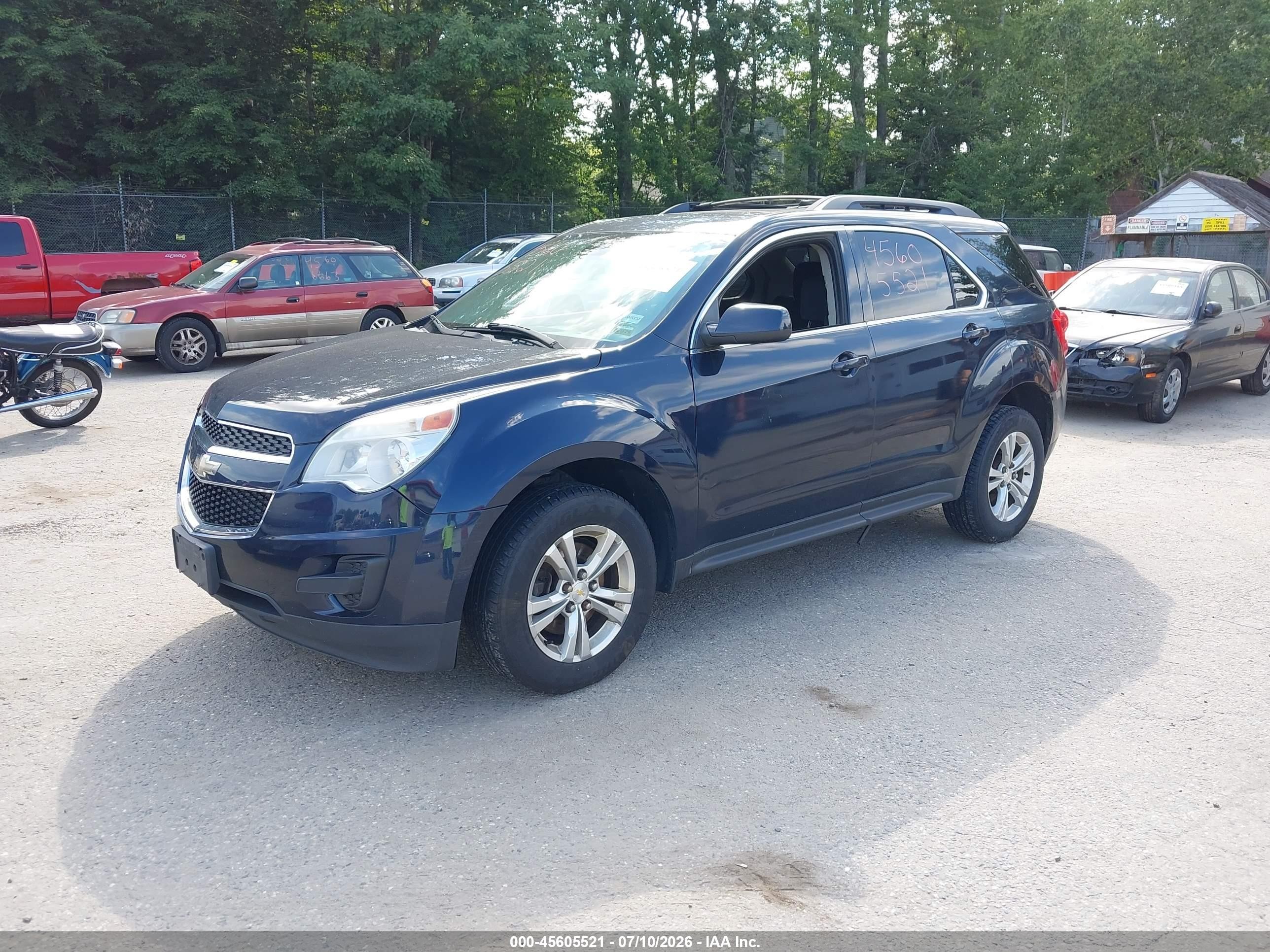 2015 Chevrolet Equinox Lt Blue vin: 2GNFLFEK2F6184640