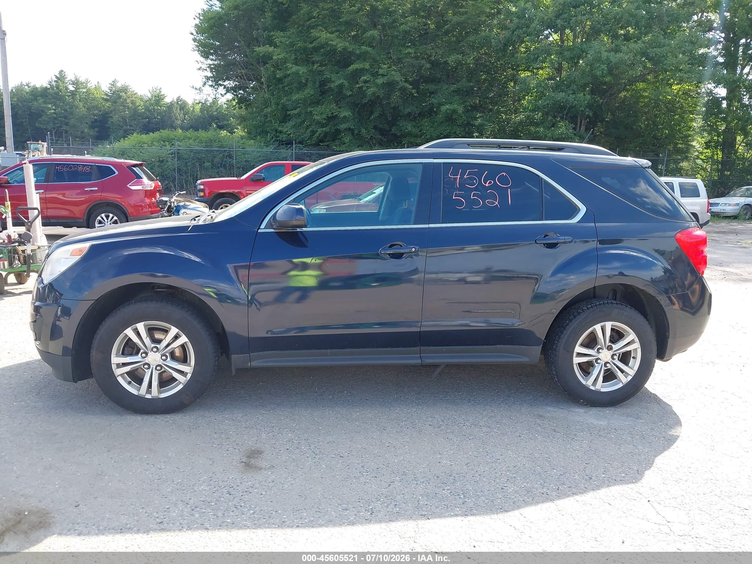 2015 Chevrolet Equinox Lt Blue vin: 2GNFLFEK2F6184640