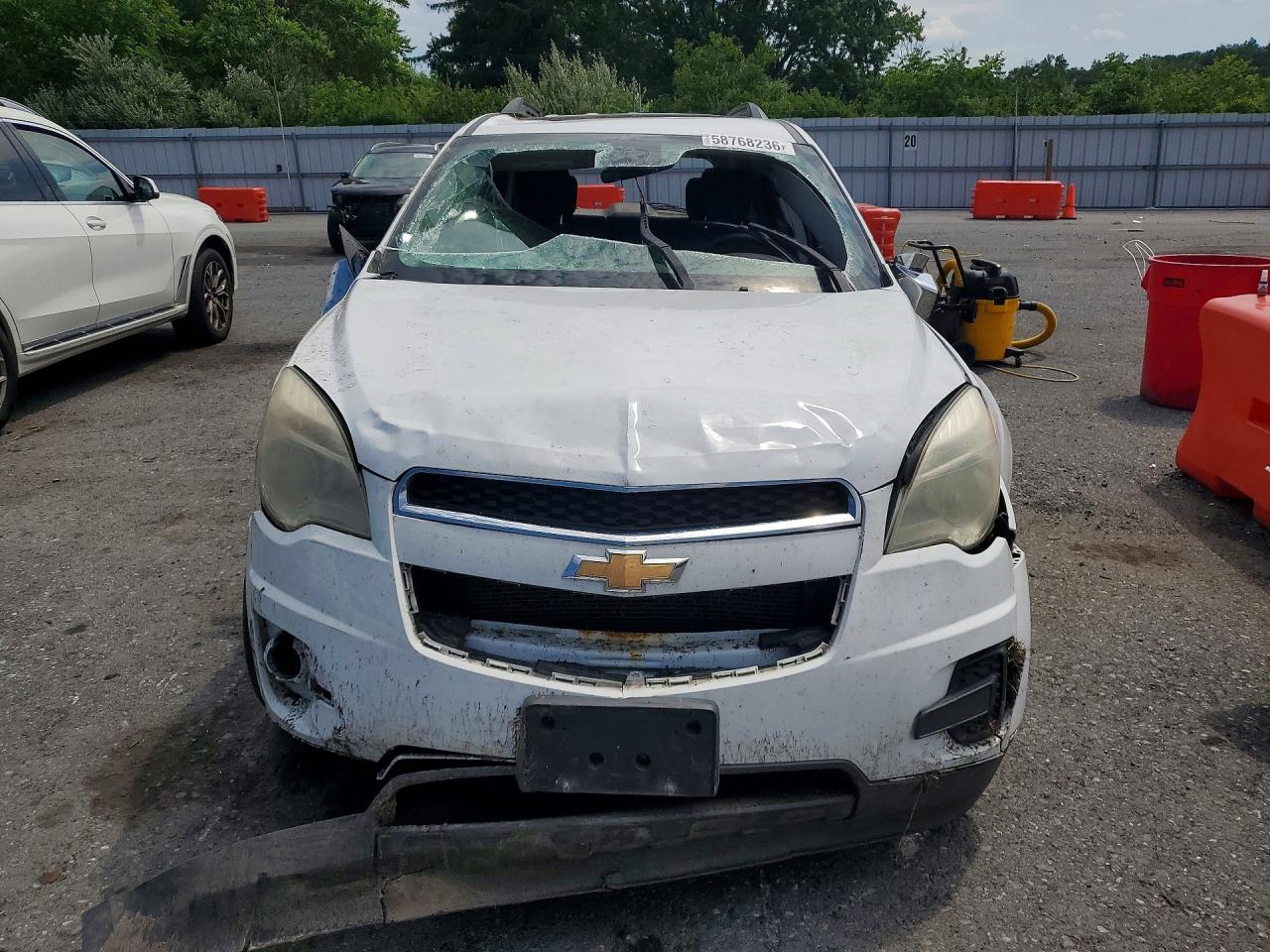 2015 Chevrolet Equinox Lt White vin: 2GNFLFEK2F6213585