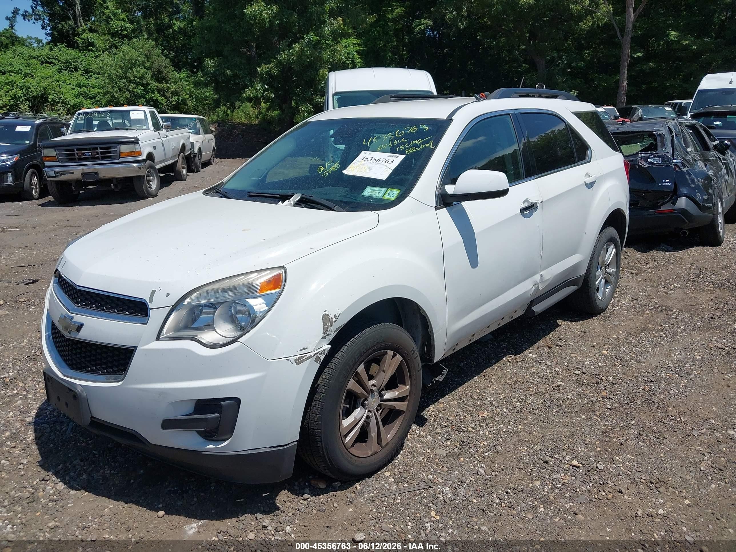 2015 Chevrolet Equinox 1lt Белый vin: 2GNFLFEK2F6416931