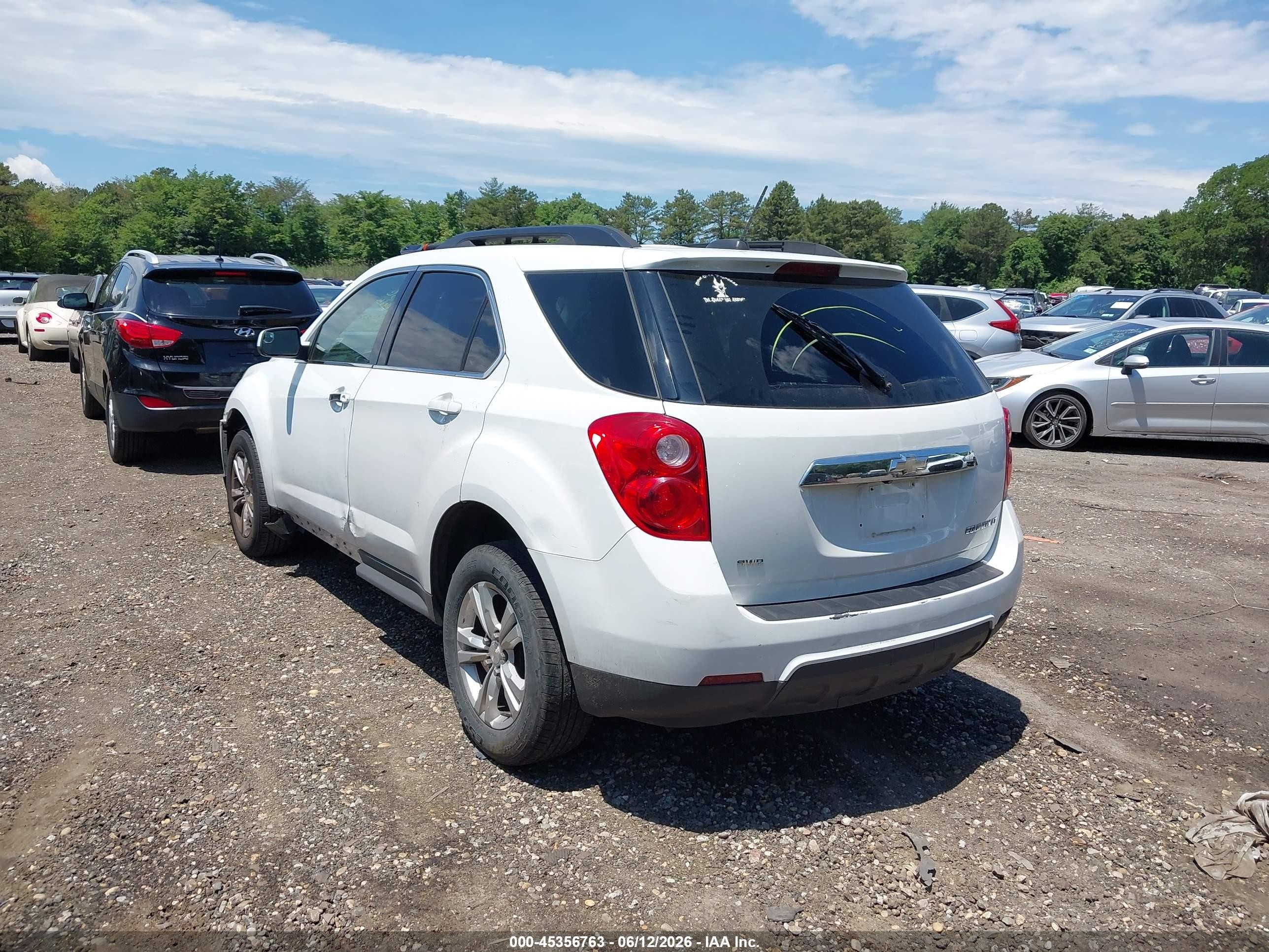 2015 Chevrolet Equinox 1lt Белый vin: 2GNFLFEK2F6416931