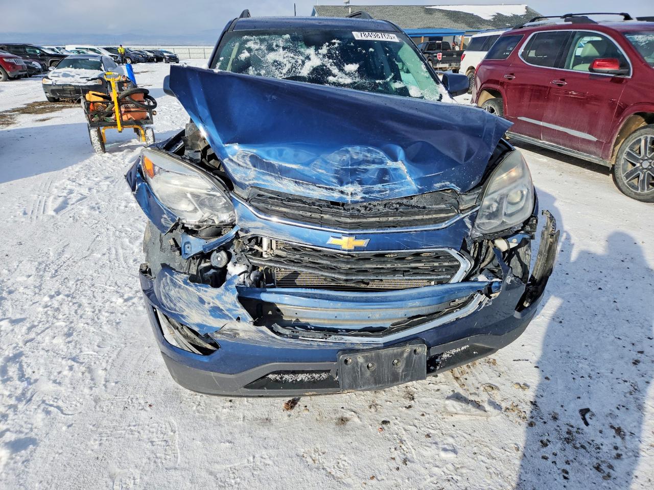 2017 Chevrolet Equinox Lt Blue vin: 2GNFLFEK2H6178713