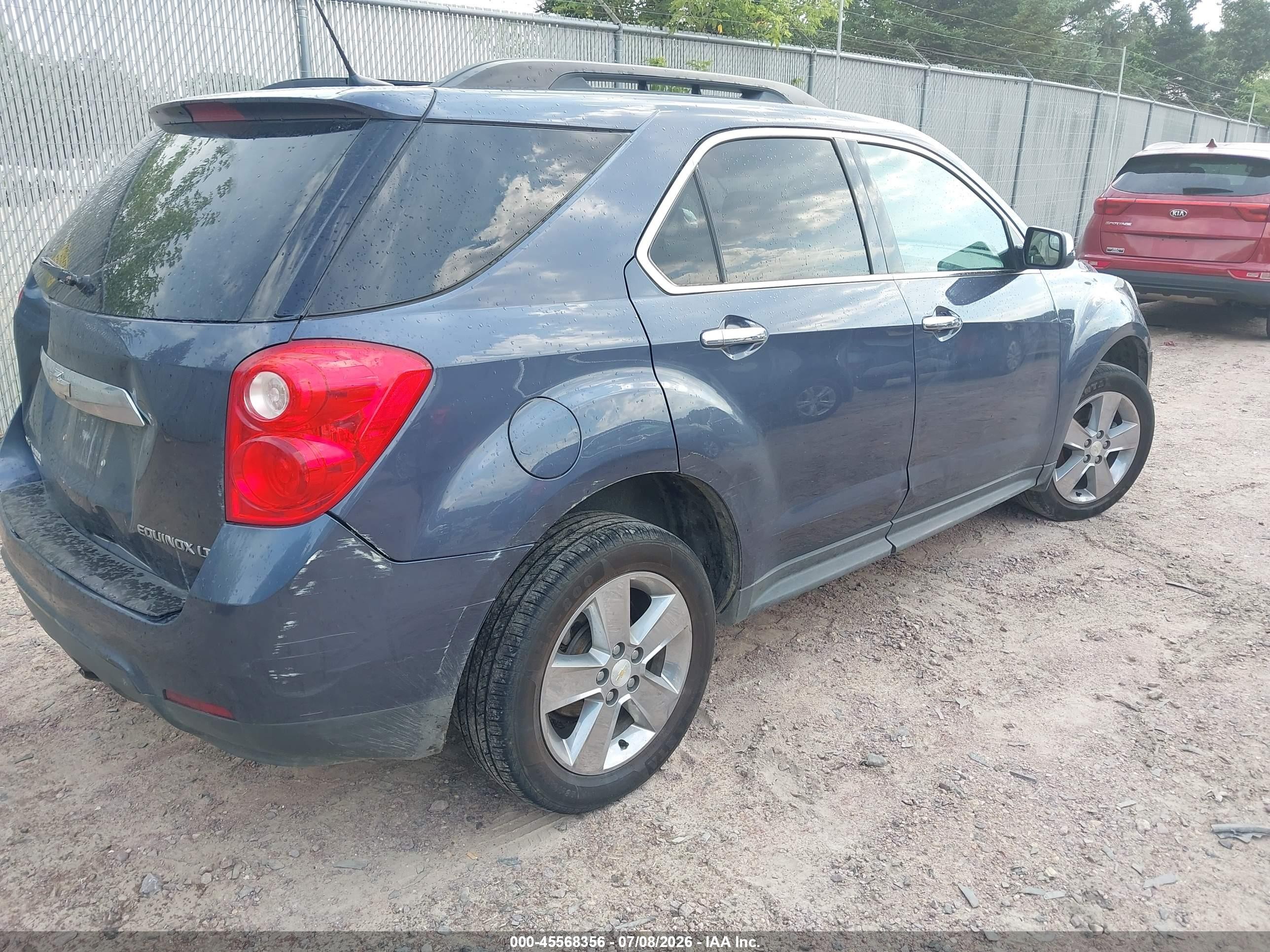 2014 Chevrolet Equinox Lt Blue vin: 2GNFLFEK3E6155470