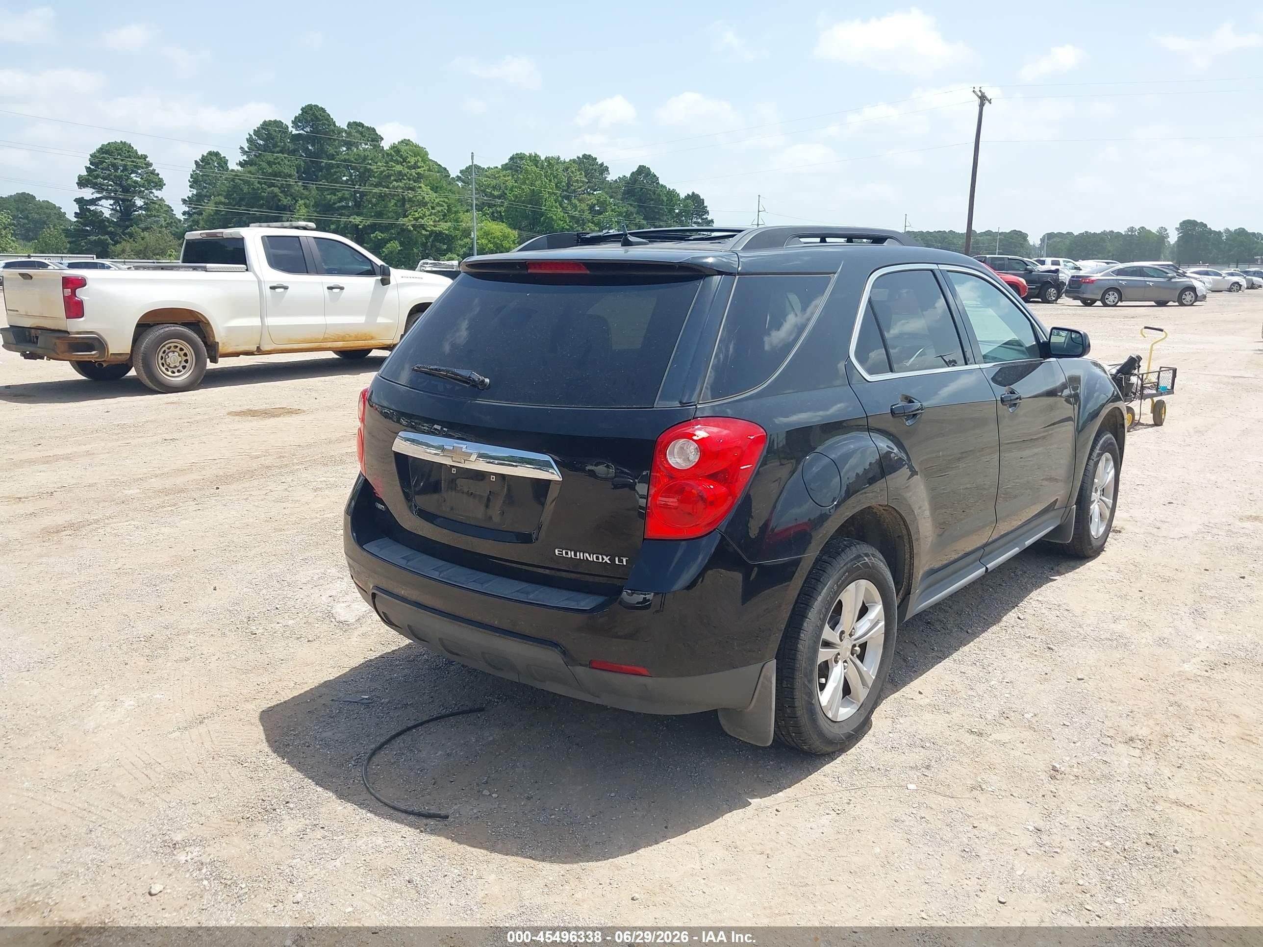 2014 Chevrolet Equinox Lt Black vin: 2GNFLFEK3E6244679