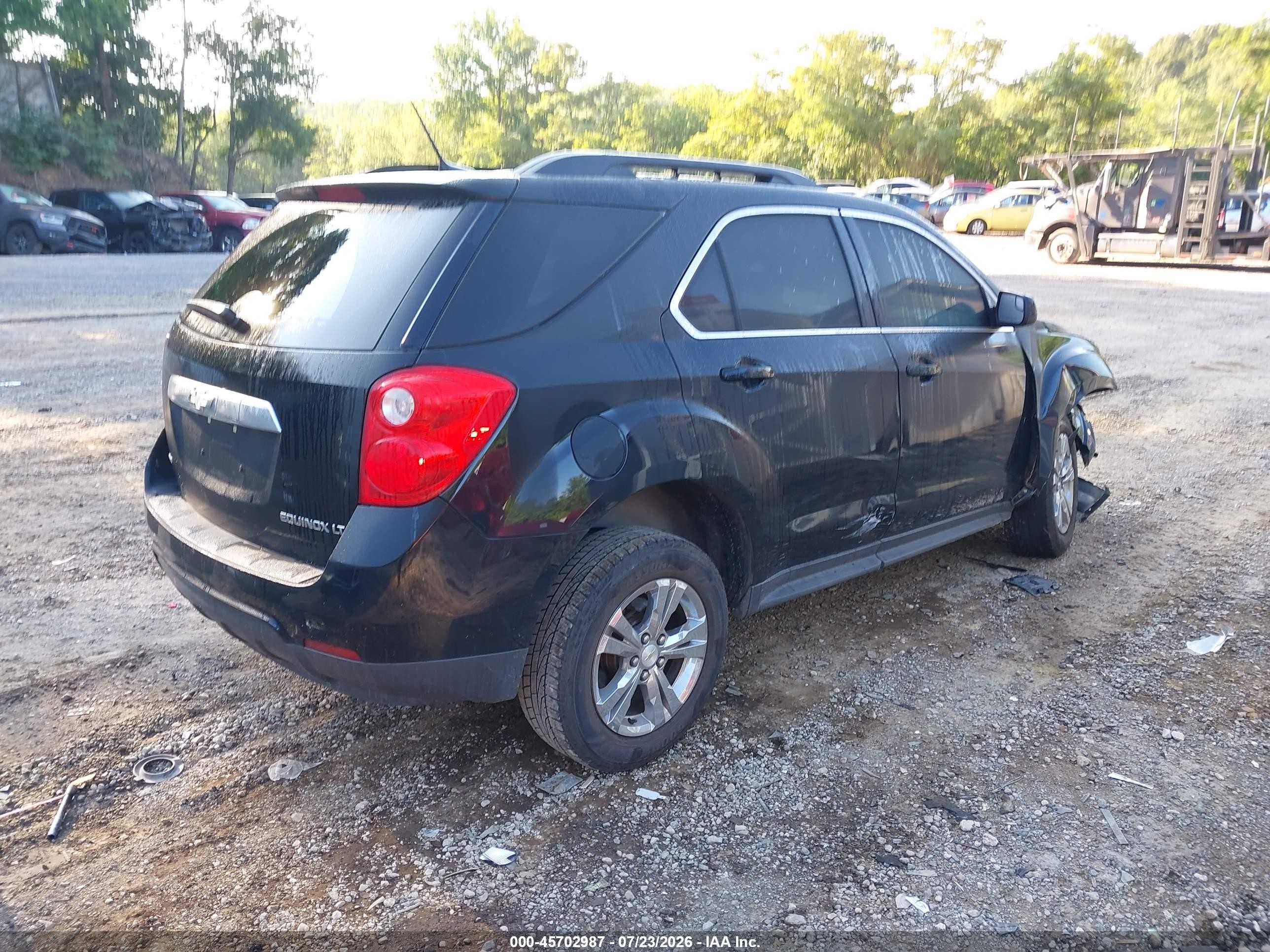 2014 Chevrolet Equinox Lt Black vin: 2GNFLFEK3E6274846