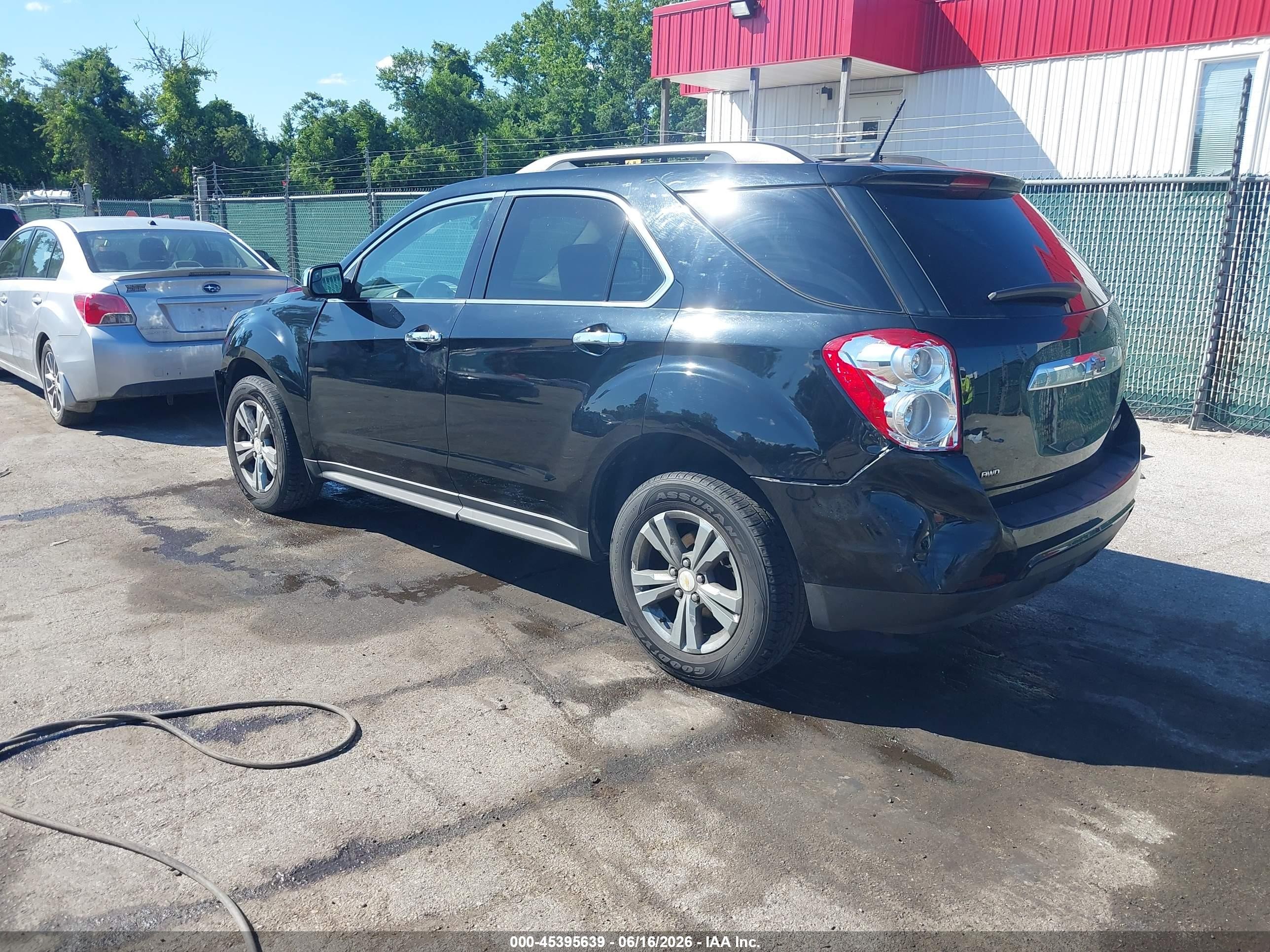 2014 Chevrolet Equinox Lt Black vin: 2GNFLFEK3E6277150