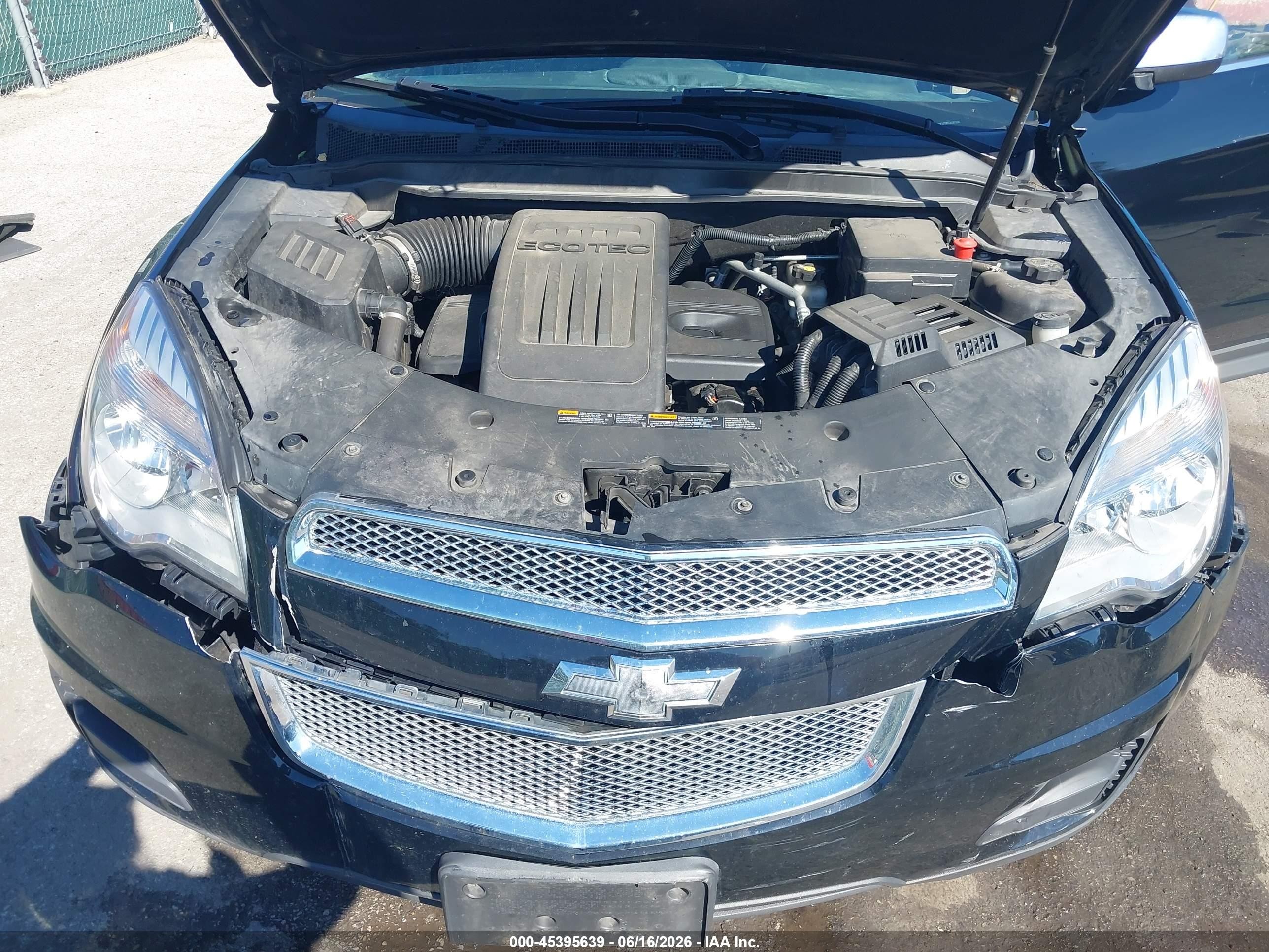2014 Chevrolet Equinox Lt Black vin: 2GNFLFEK3E6277150
