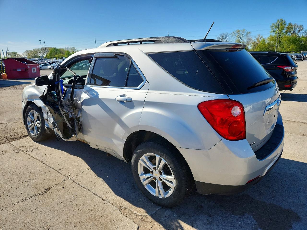 2014 Chevrolet Equinox Lt Silver vin: 2GNFLFEK3E6284065