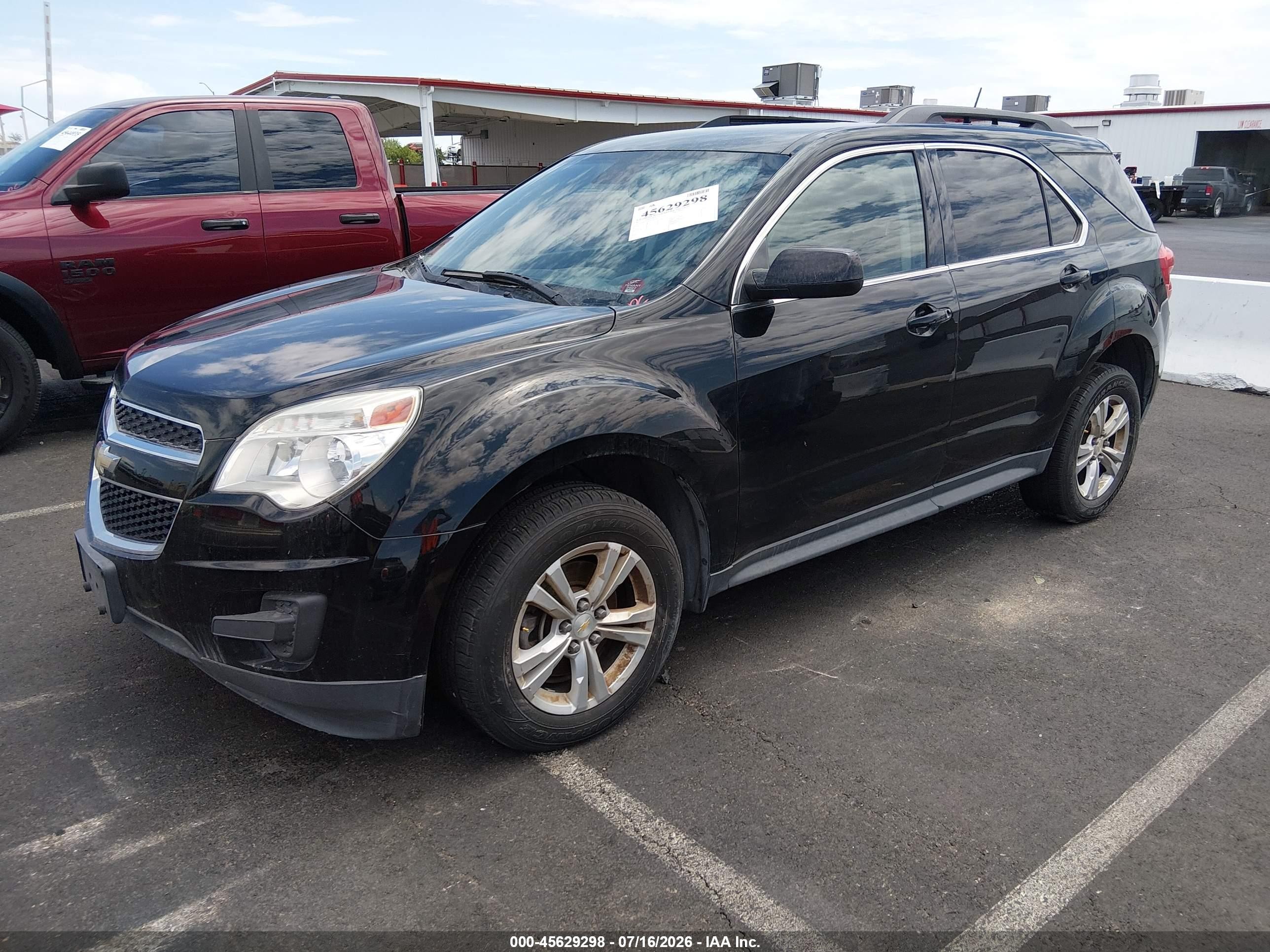 2014 Chevrolet Equinox Lt Black vin: 2GNFLFEK3E6346502