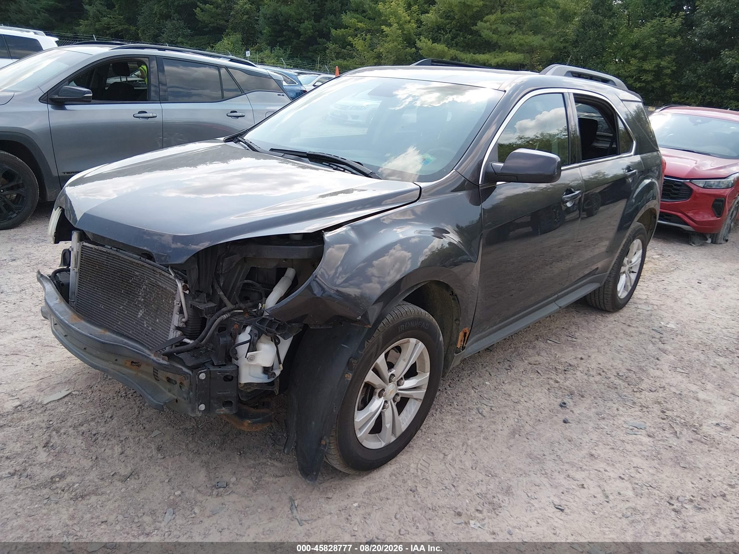 2015 Chevrolet Equinox Lt Gray vin: 2GNFLFEK3F6127802