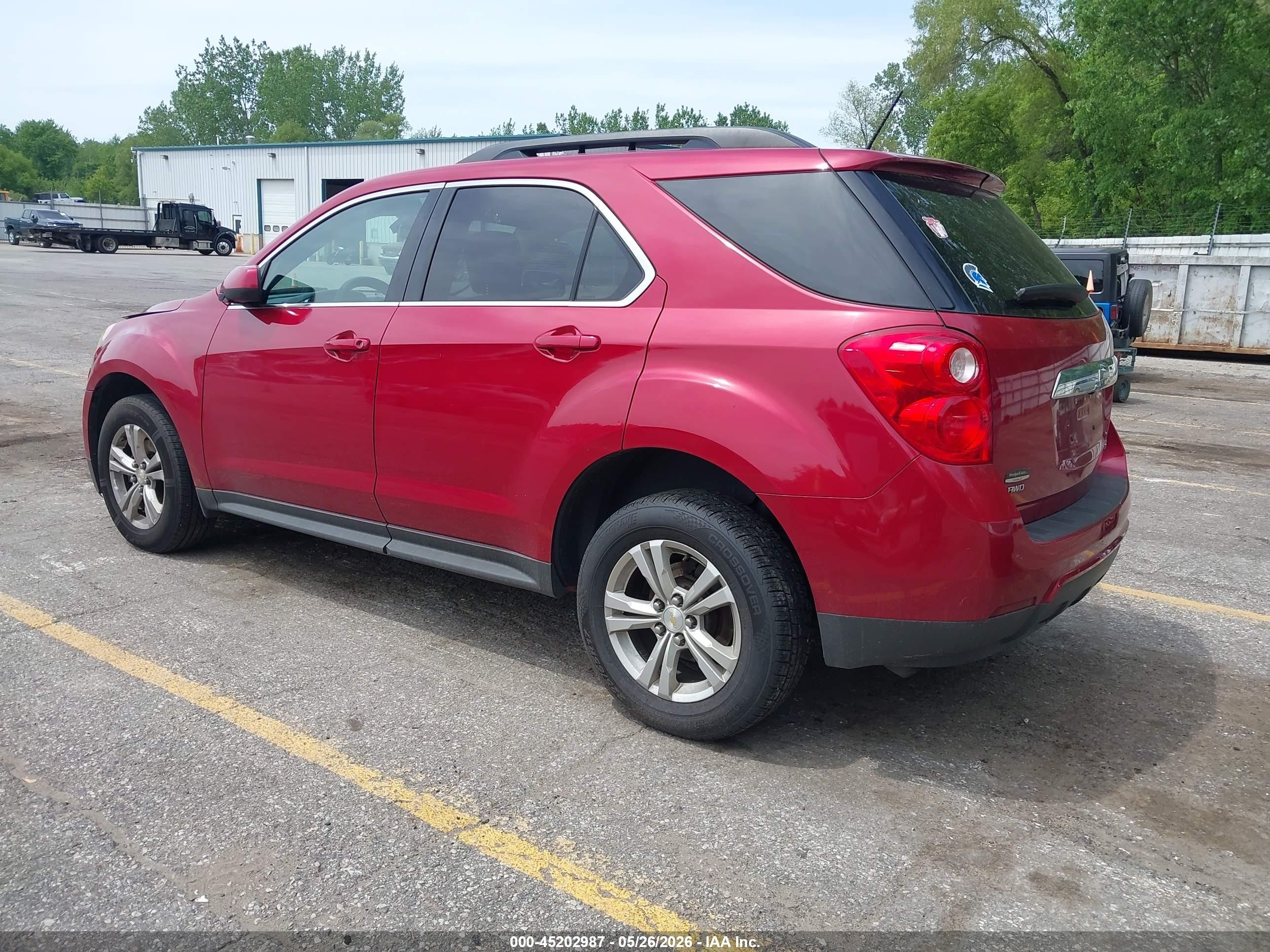 2015 Chevrolet Equinox 1lt Red vin: 2GNFLFEK3F6187336