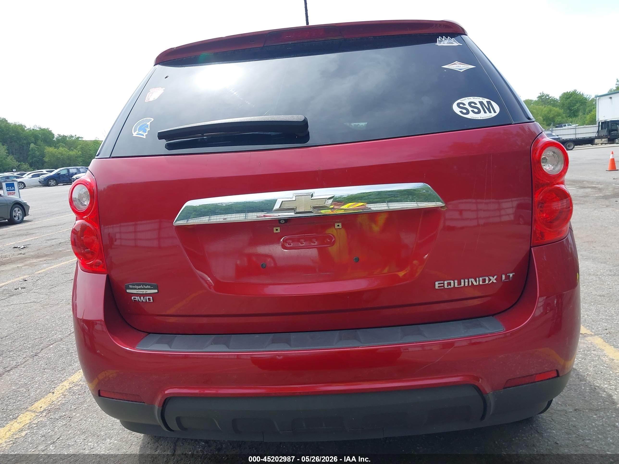 2015 Chevrolet Equinox 1lt Red vin: 2GNFLFEK3F6187336