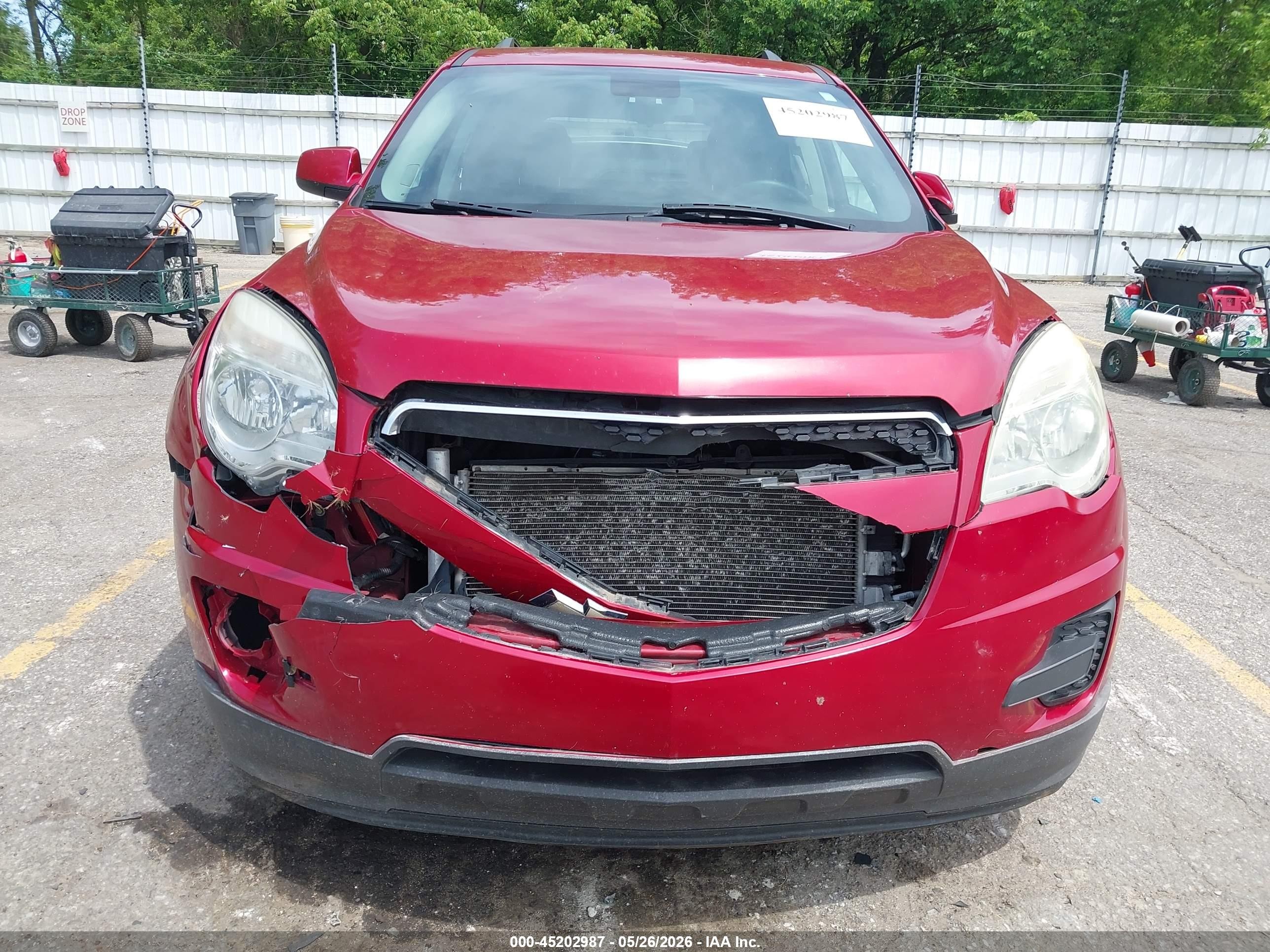 2015 Chevrolet Equinox 1lt Red vin: 2GNFLFEK3F6187336