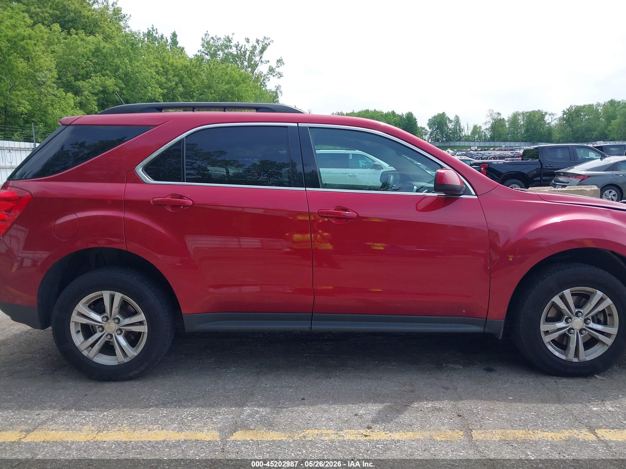 2015 Chevrolet Equinox 1lt Red vin: 2GNFLFEK3F6187336