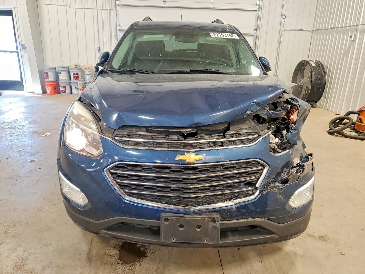 2016 Chevrolet Equinox Lt Синий vin: 2GNFLFEK3G6242451