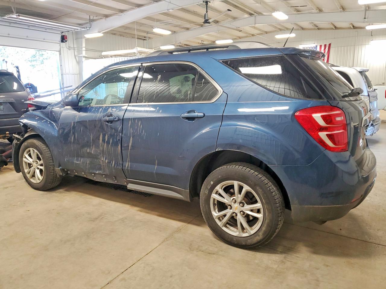 2016 Chevrolet Equinox Lt Синий vin: 2GNFLFEK3G6242451