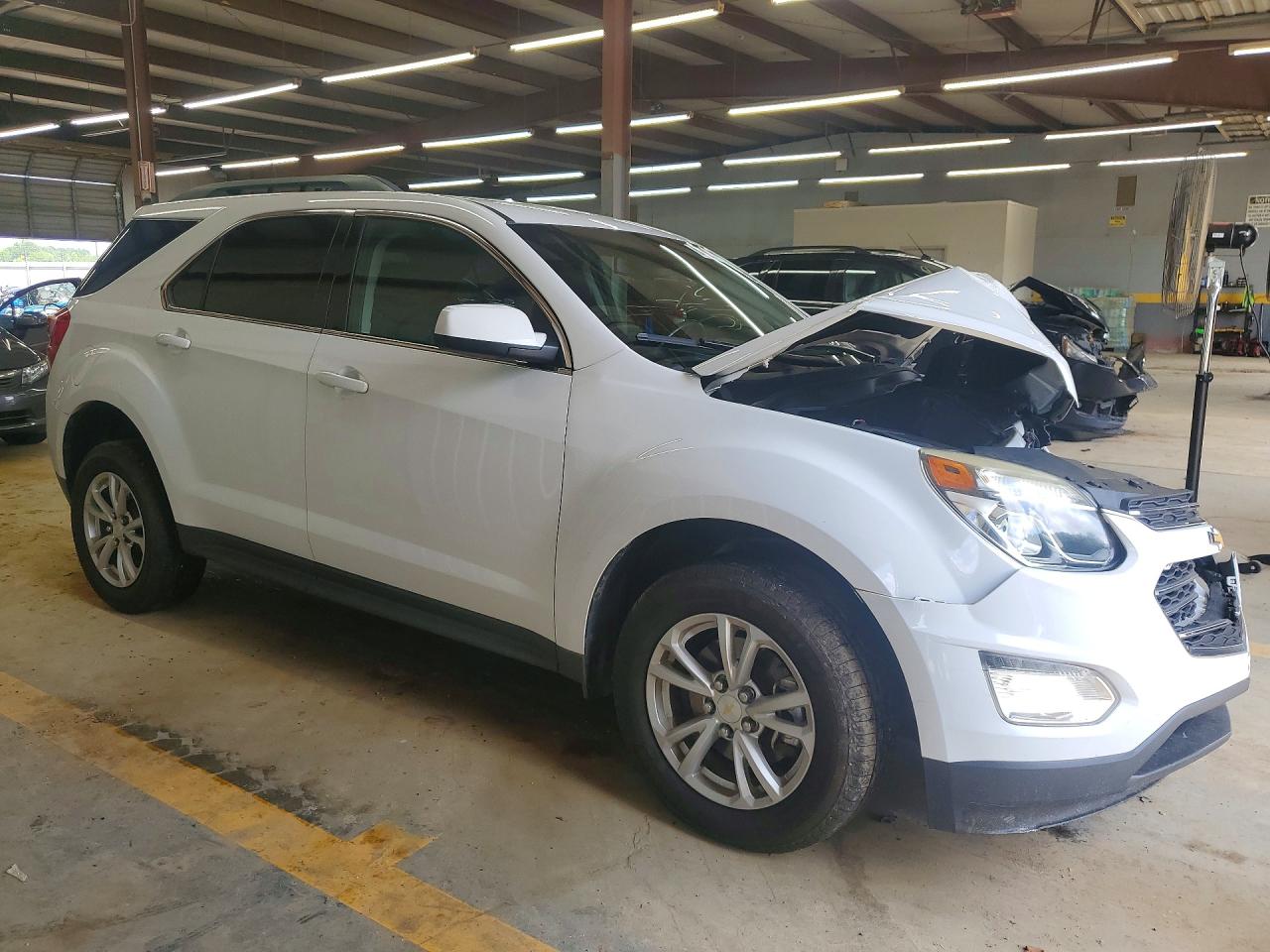 2017 Chevrolet Equinox Lt White vin: 2GNFLFEK3H6224257