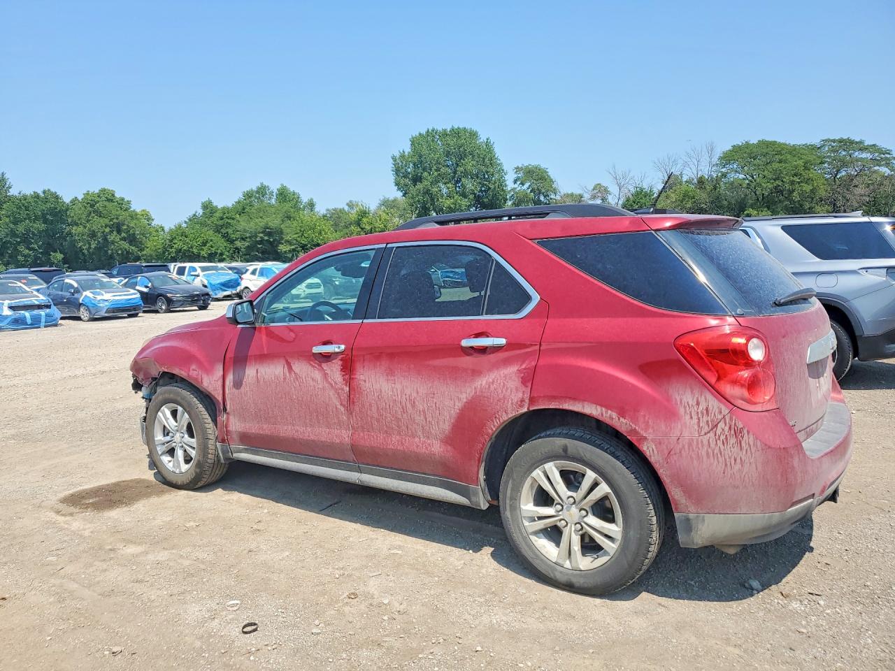 2014 Chevrolet Equinox Lt Red vin: 2GNFLFEK4E6264133