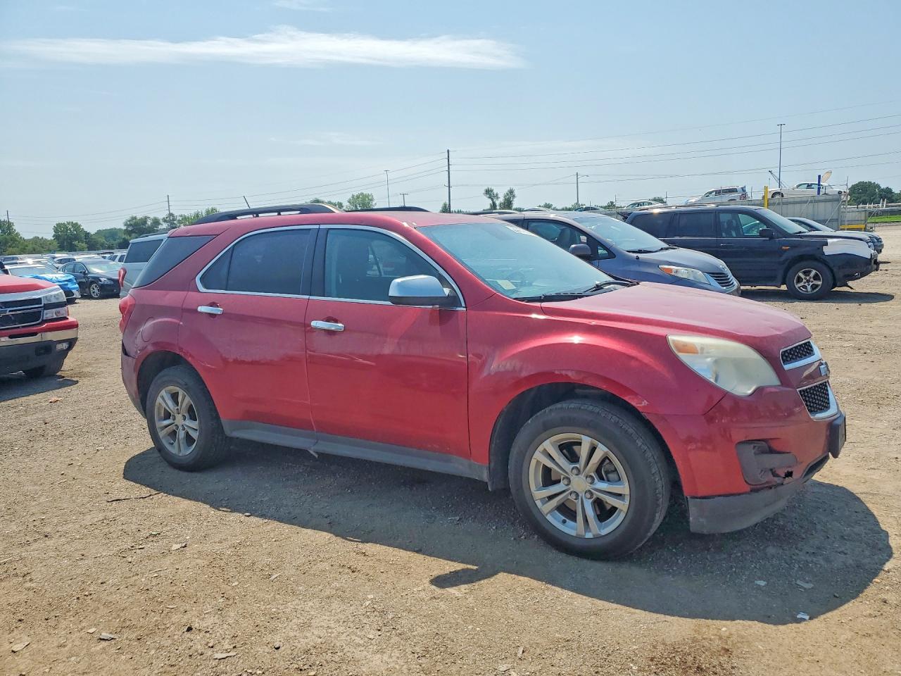 2014 Chevrolet Equinox Lt Red vin: 2GNFLFEK4E6264133