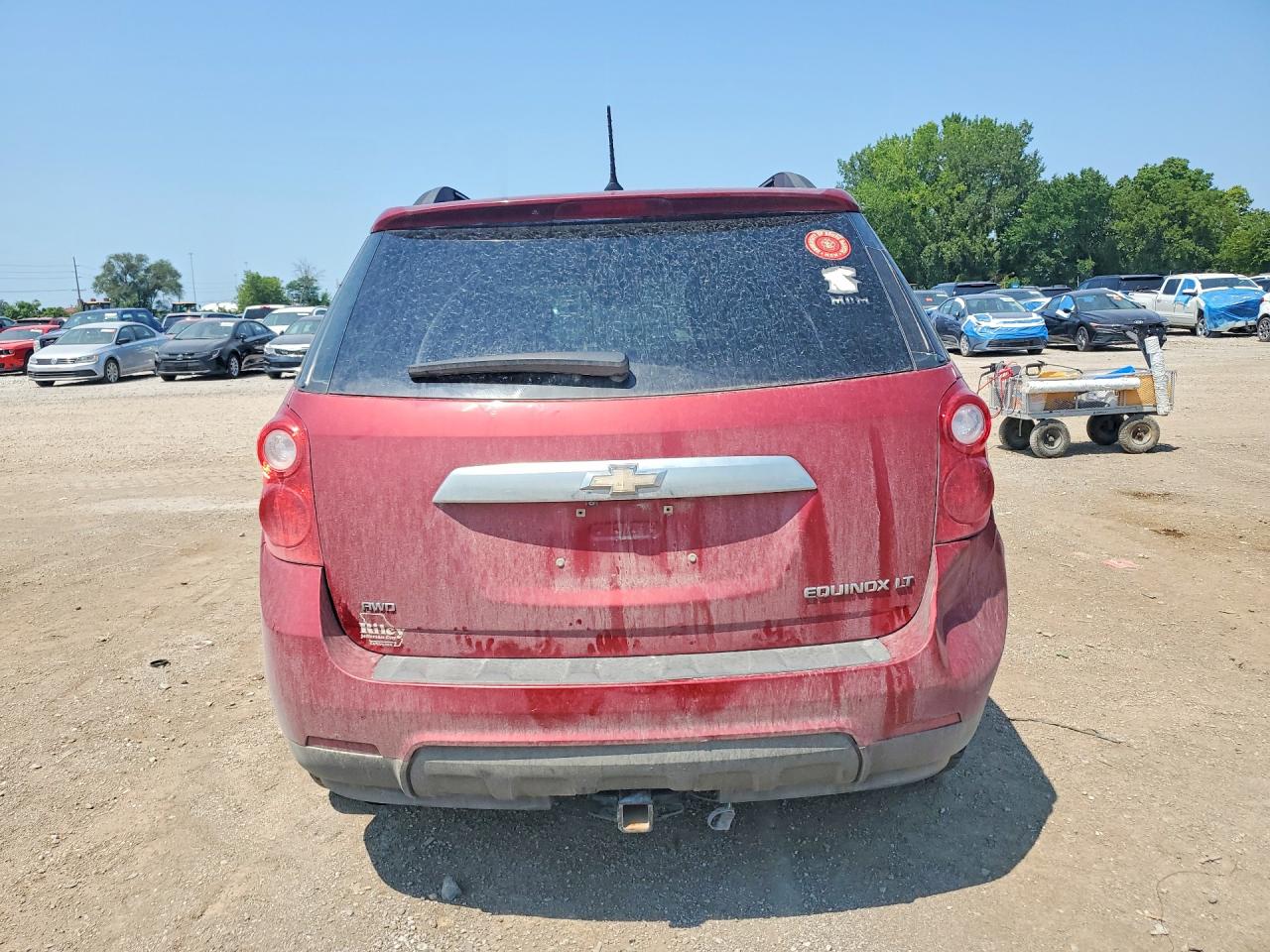 2014 Chevrolet Equinox Lt Red vin: 2GNFLFEK4E6264133