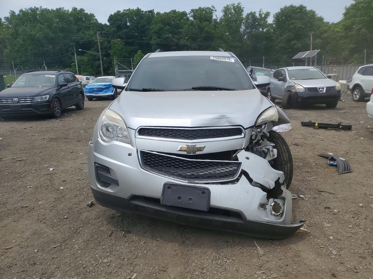 2014 Chevrolet Equinox Lt Silver vin: 2GNFLFEK4E6362451