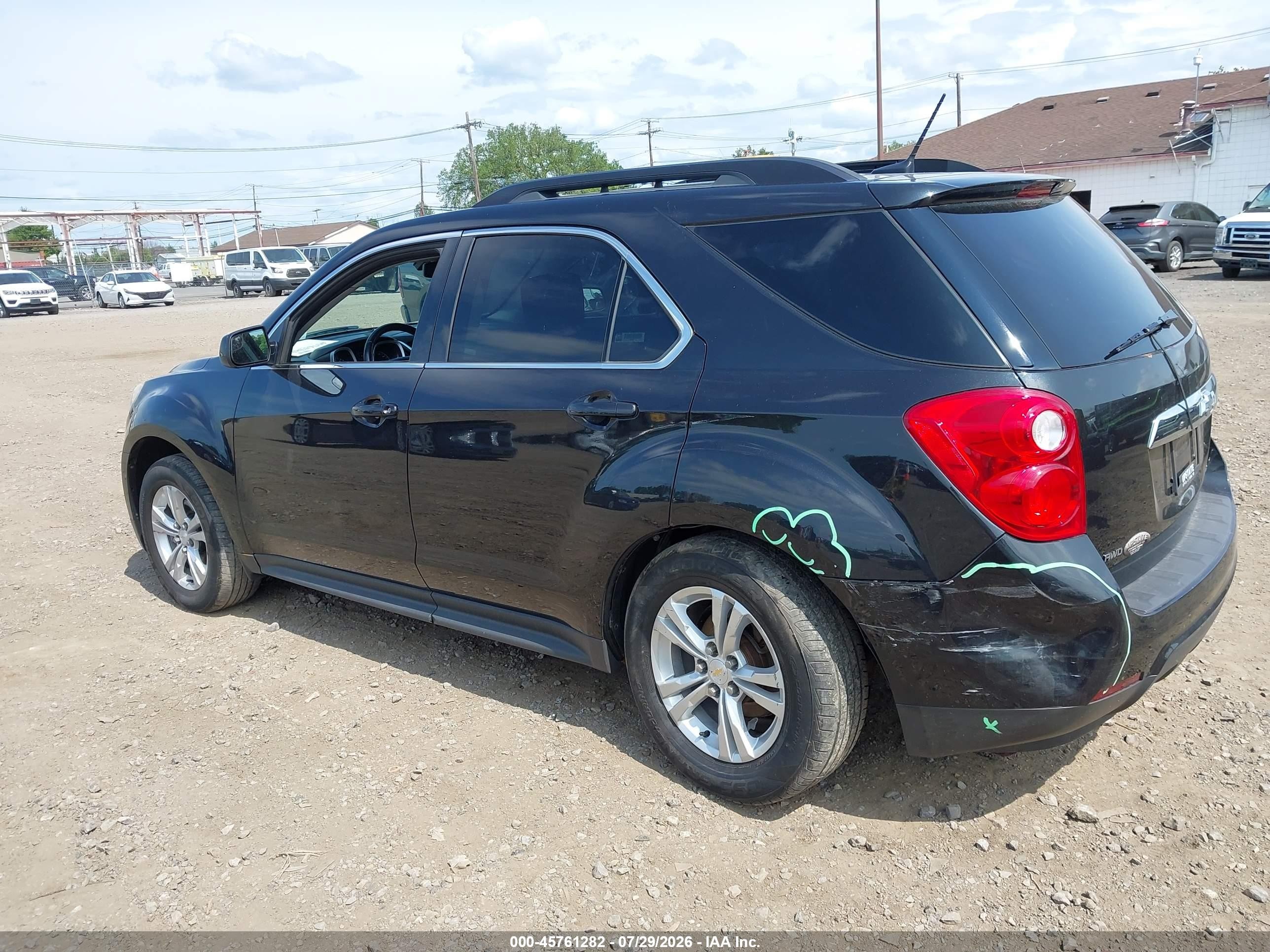 2014 Chevrolet Equinox Lt Black vin: 2GNFLFEK4E6381131