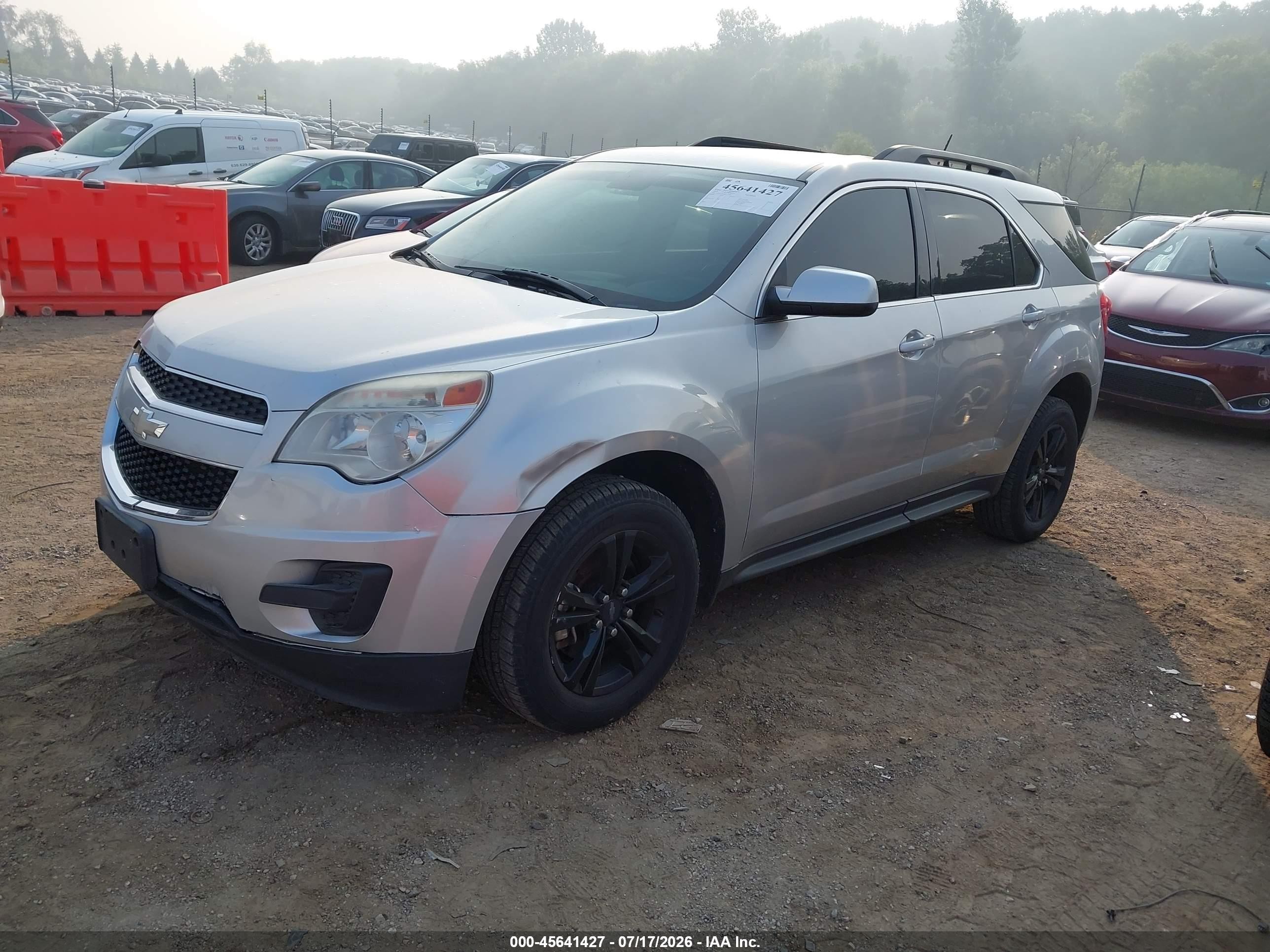 2015 Chevrolet Equinox Lt Silver vin: 2GNFLFEK4F6131003