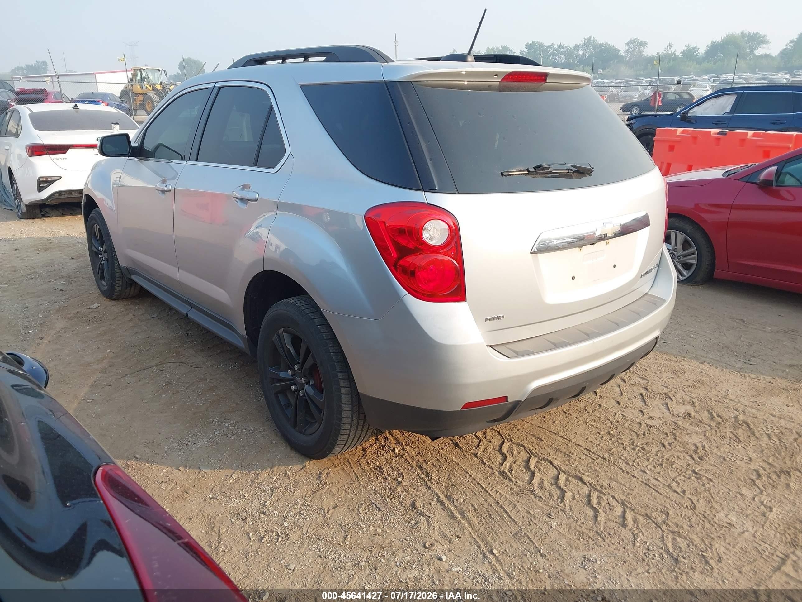 2015 Chevrolet Equinox Lt Silver vin: 2GNFLFEK4F6131003